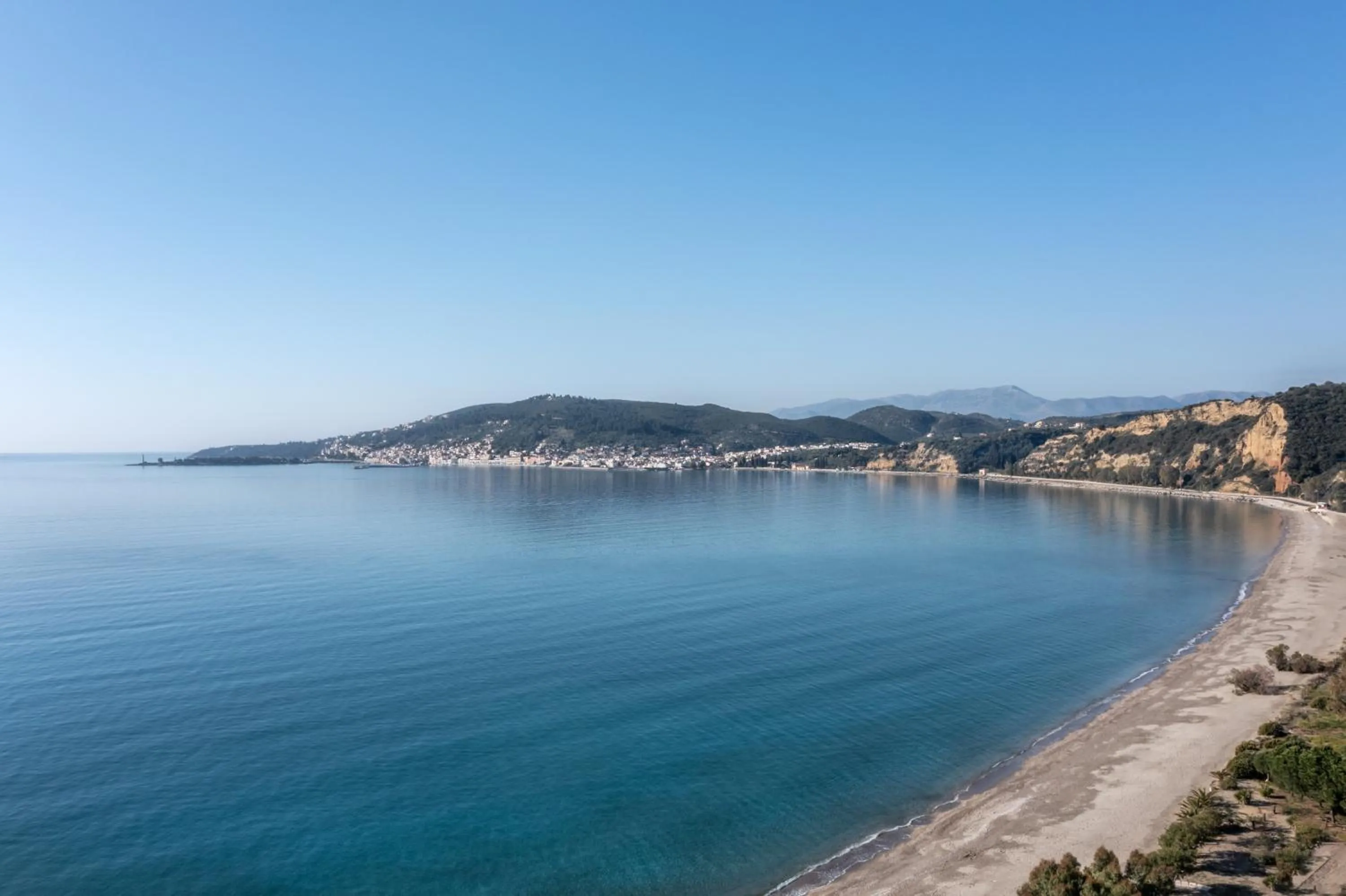 Sea view in The Olive Yard