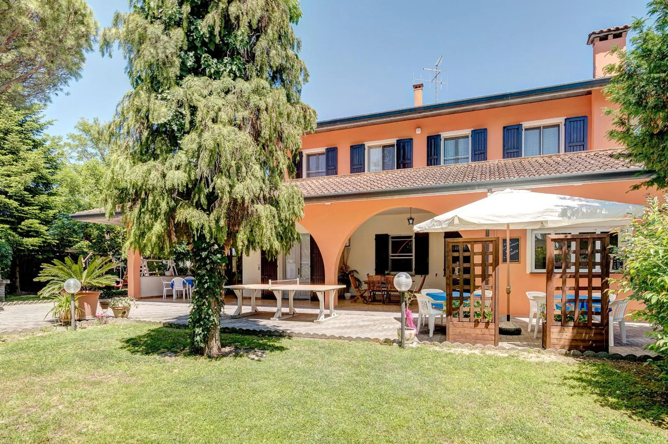 Patio in Agriturismo I Portici