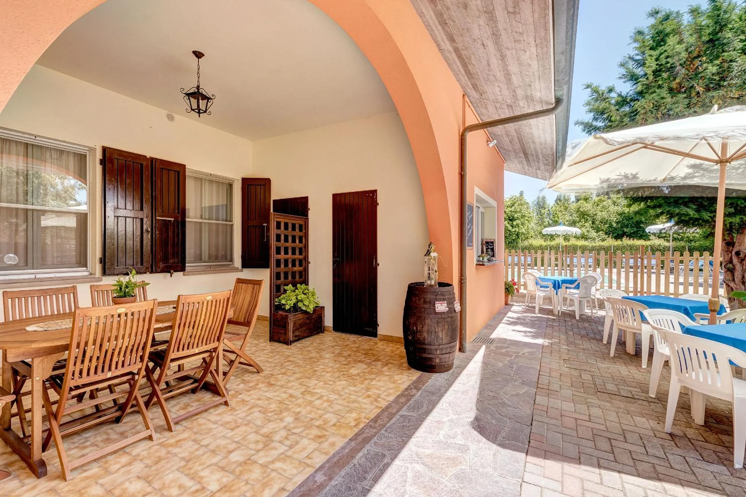 Patio in Agriturismo I Portici