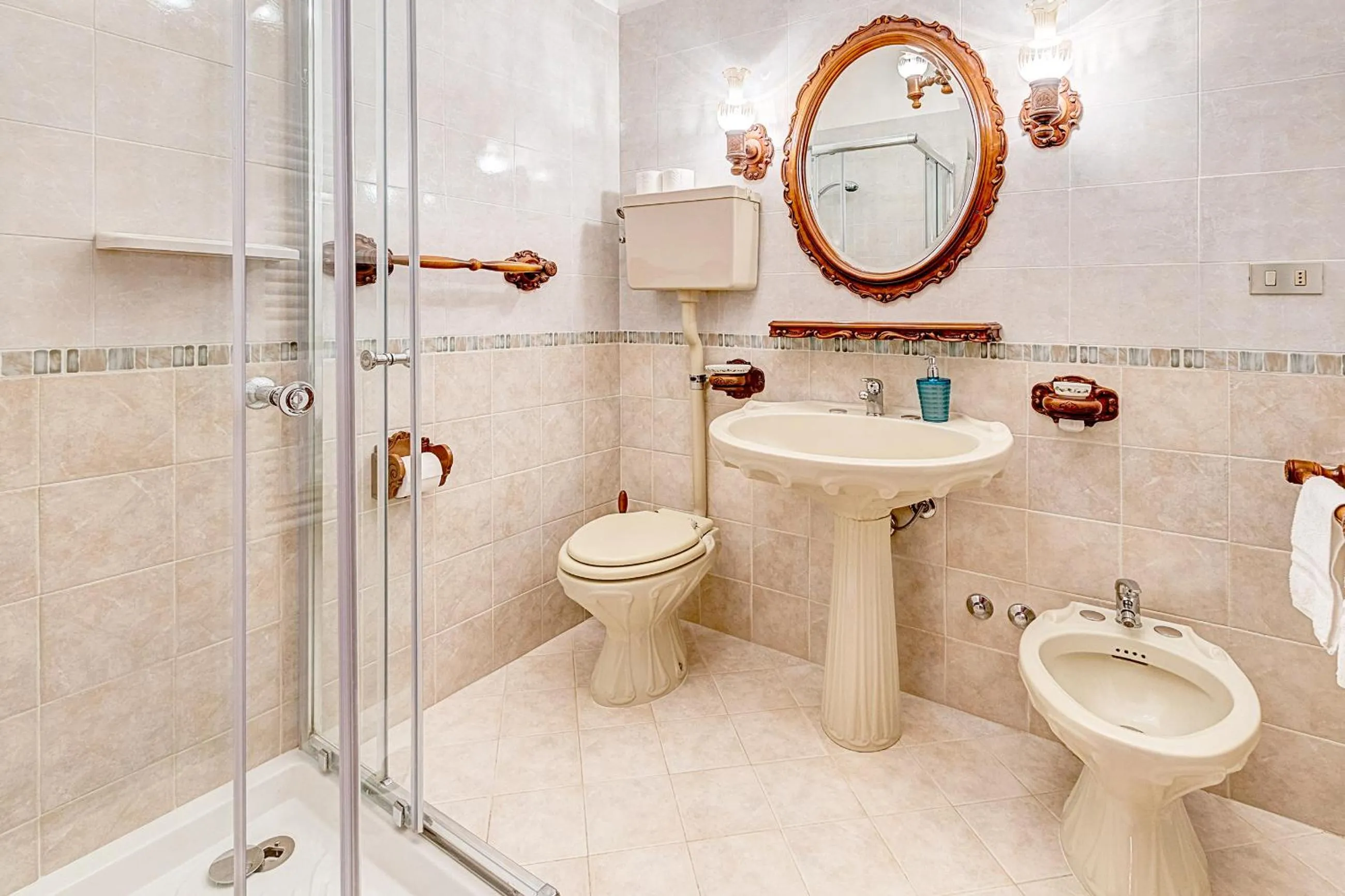 Bathroom in Agriturismo I Portici