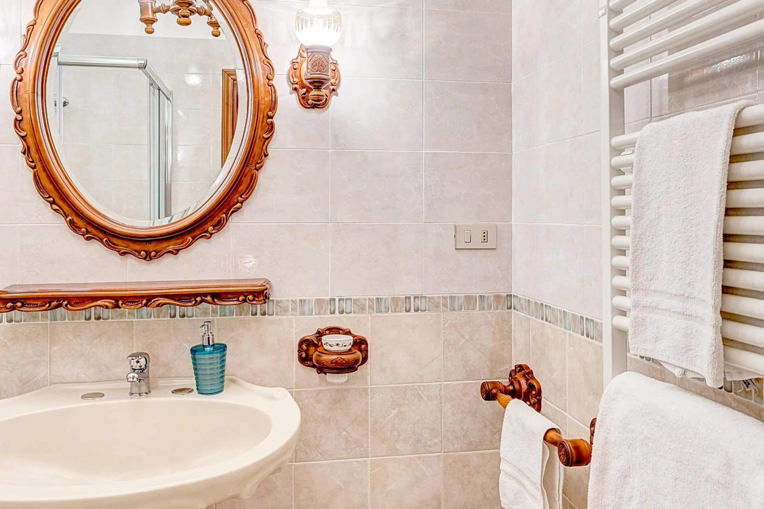 Bathroom in Agriturismo I Portici