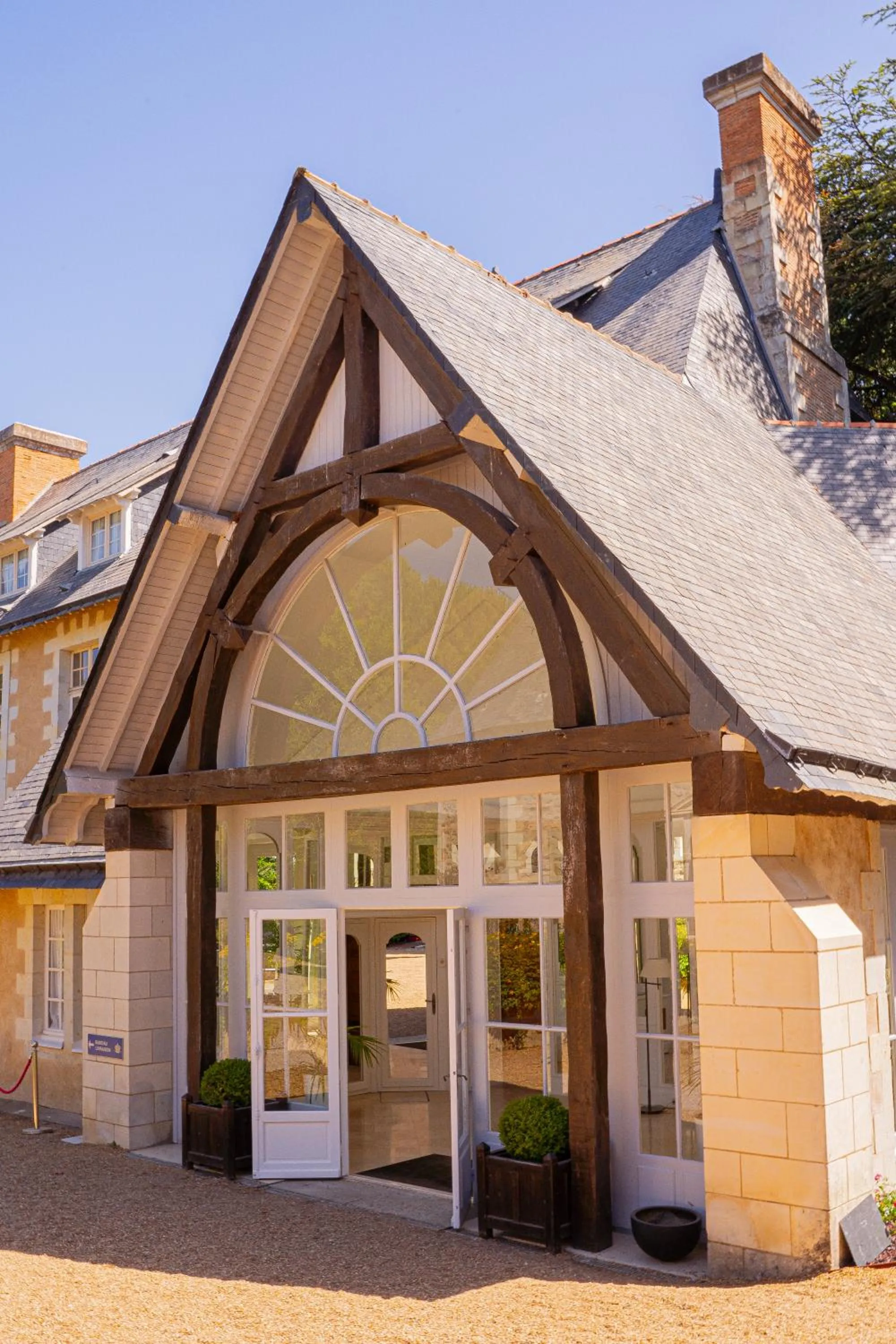 Lobby or reception in Château De Noirieux