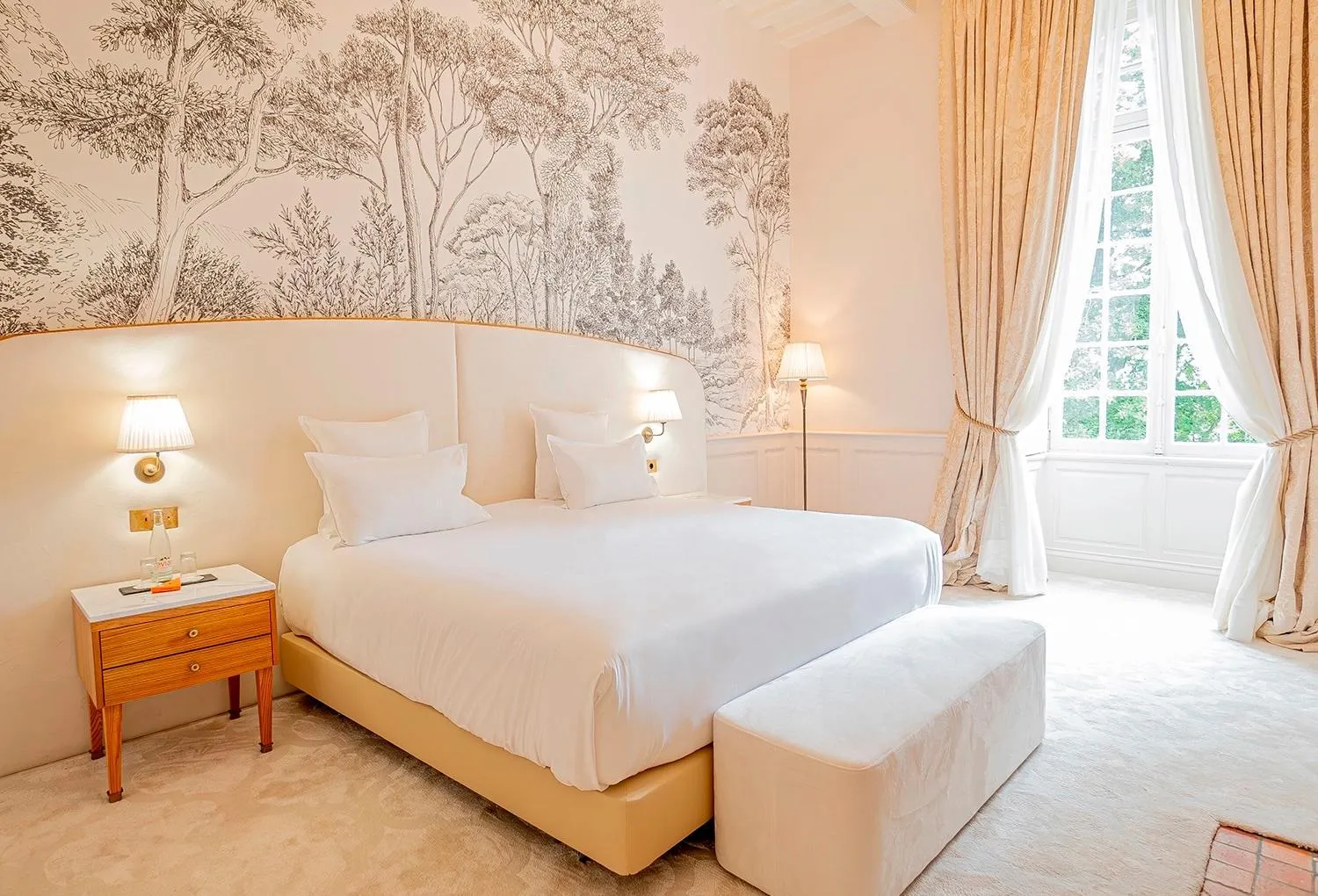 Bed in Château De Noirieux