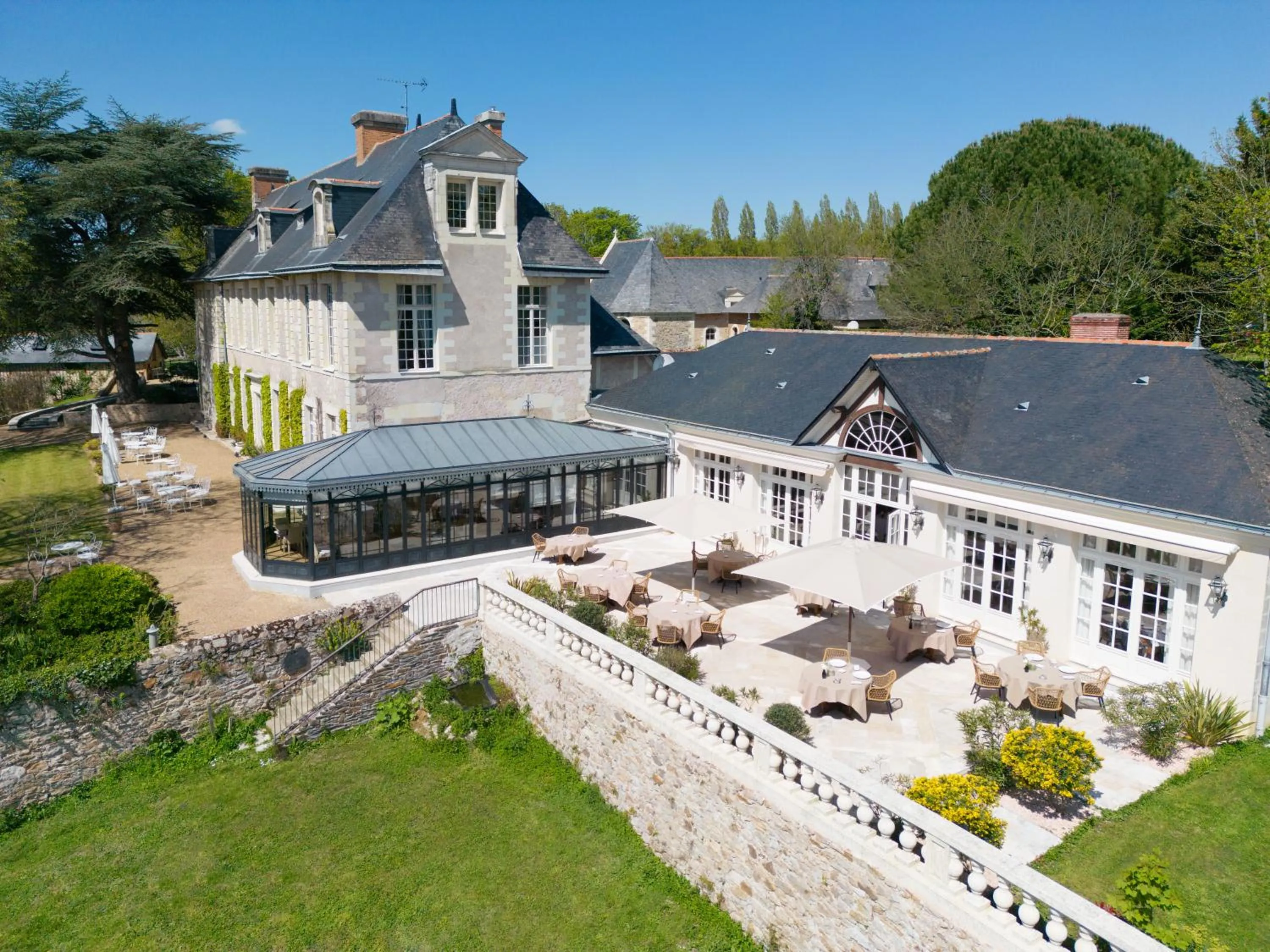 Patio in Château De Noirieux