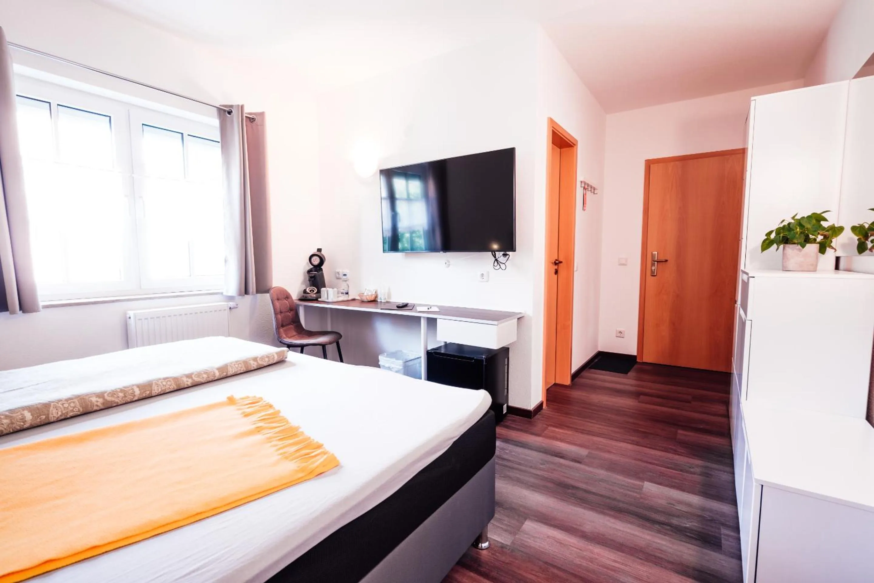 Bedroom, Bed in Landhauspension Rank