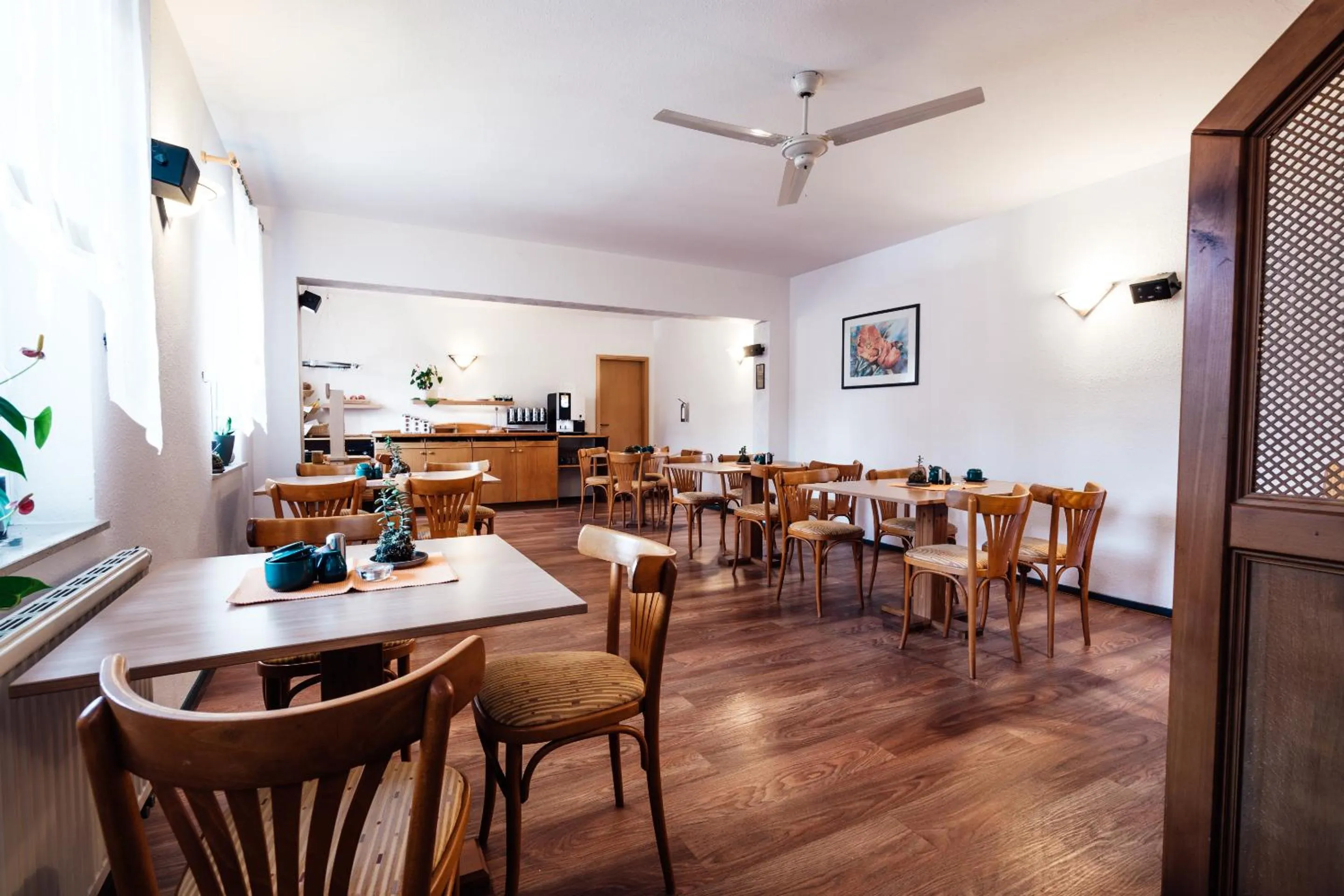 Dining area in Landhauspension Rank