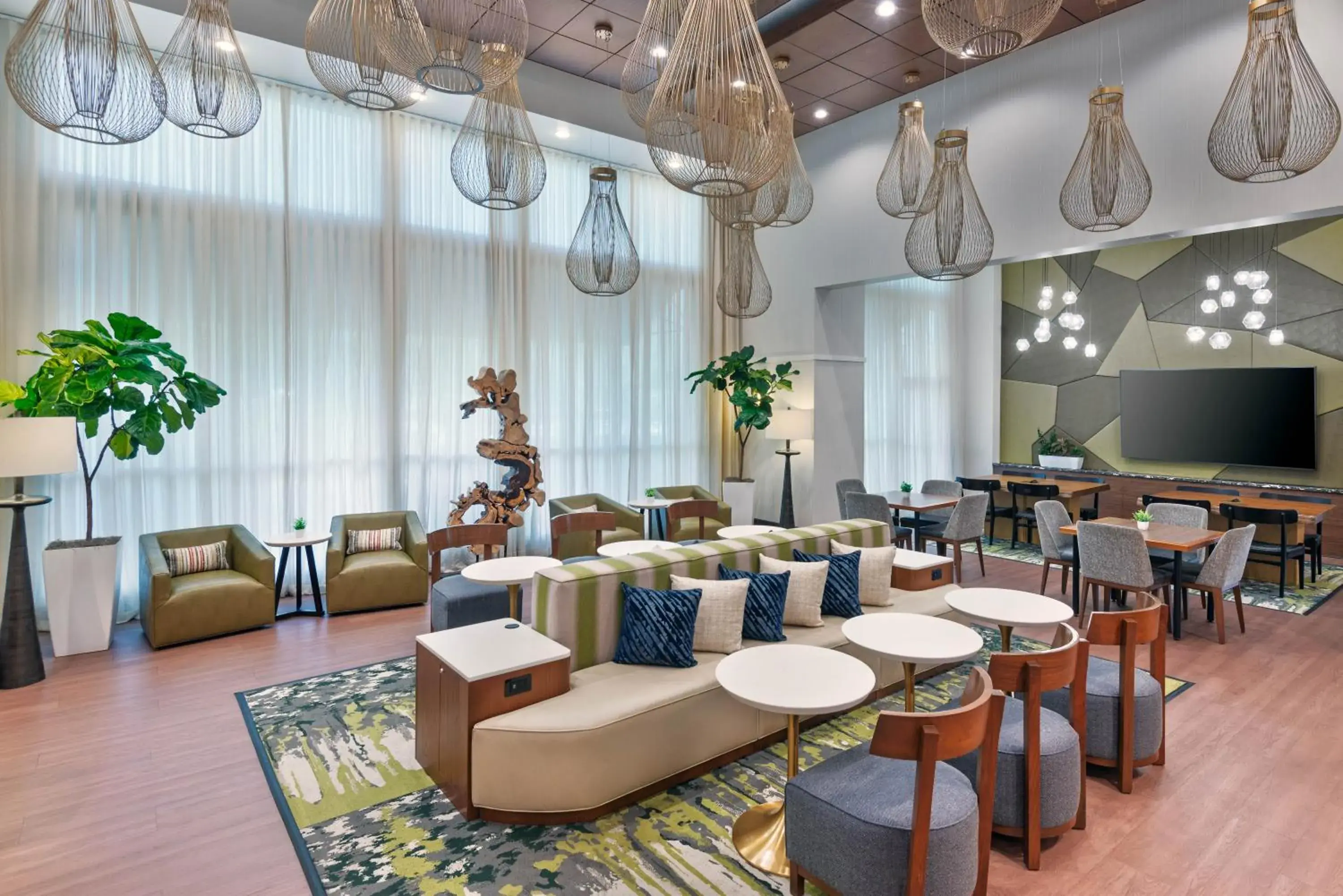 Lobby or reception in Hampton Inn and Suites Sarasota/Lakewood Ranch Lobby or reception in Hampton Inn and Suites Sarasota/Lakewood Ranch