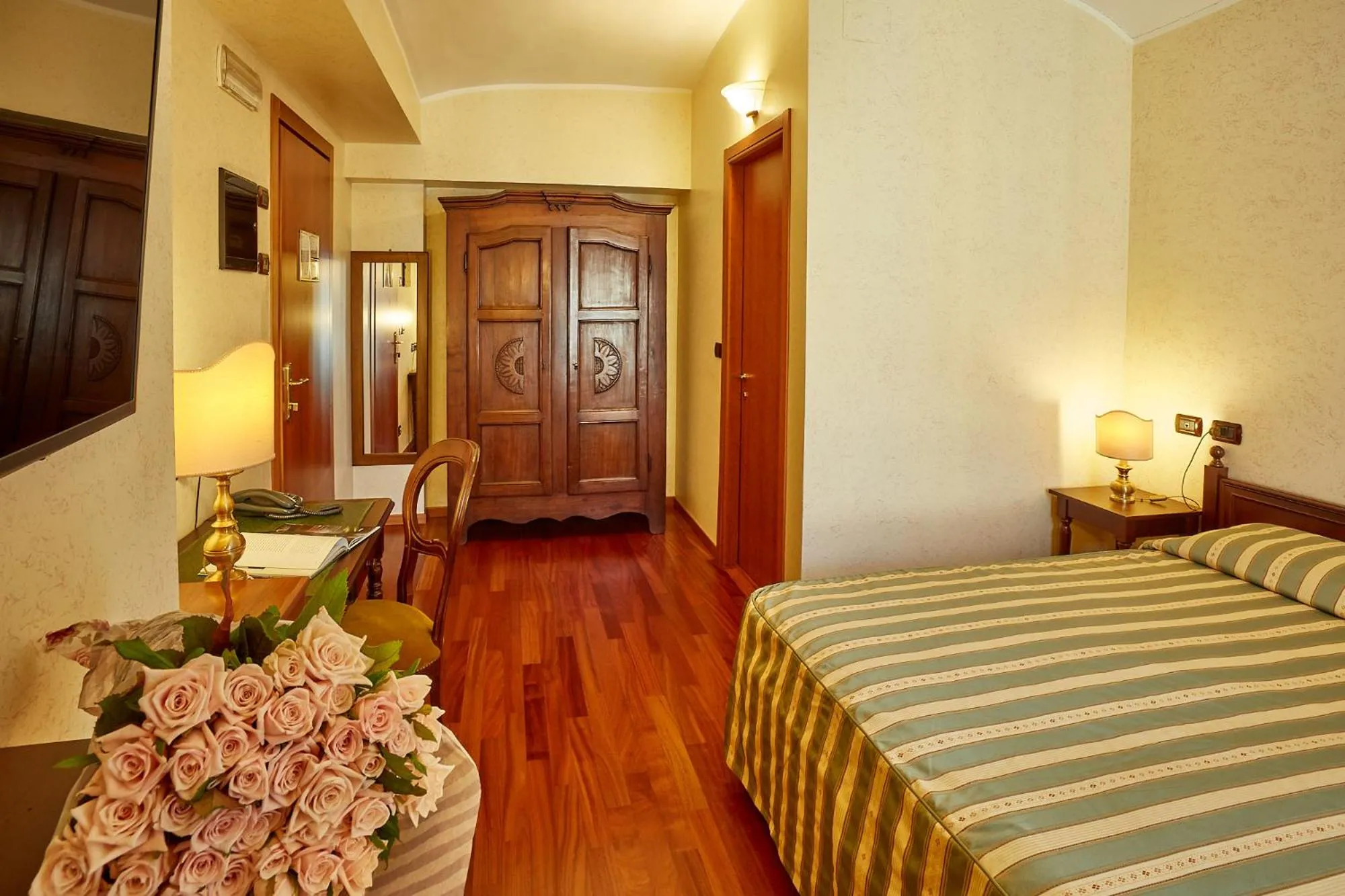 Bed in Liberty Hotel