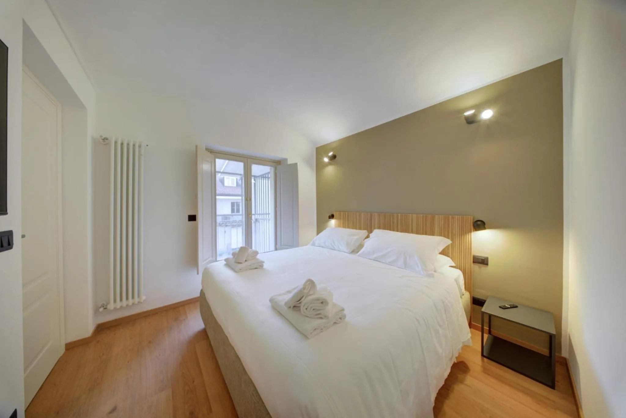 Bed in Liberty Hotel