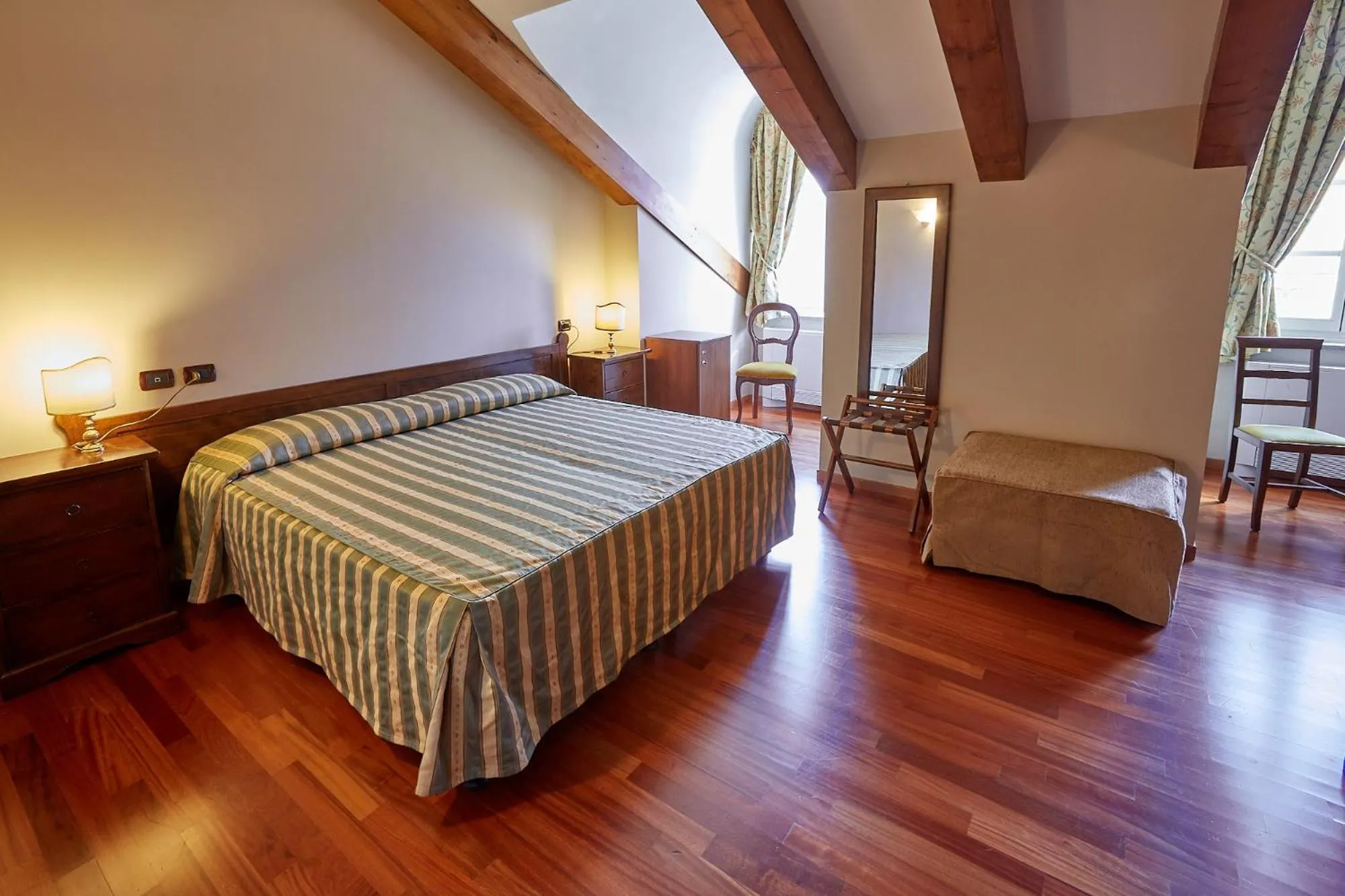 Bed in Liberty Hotel