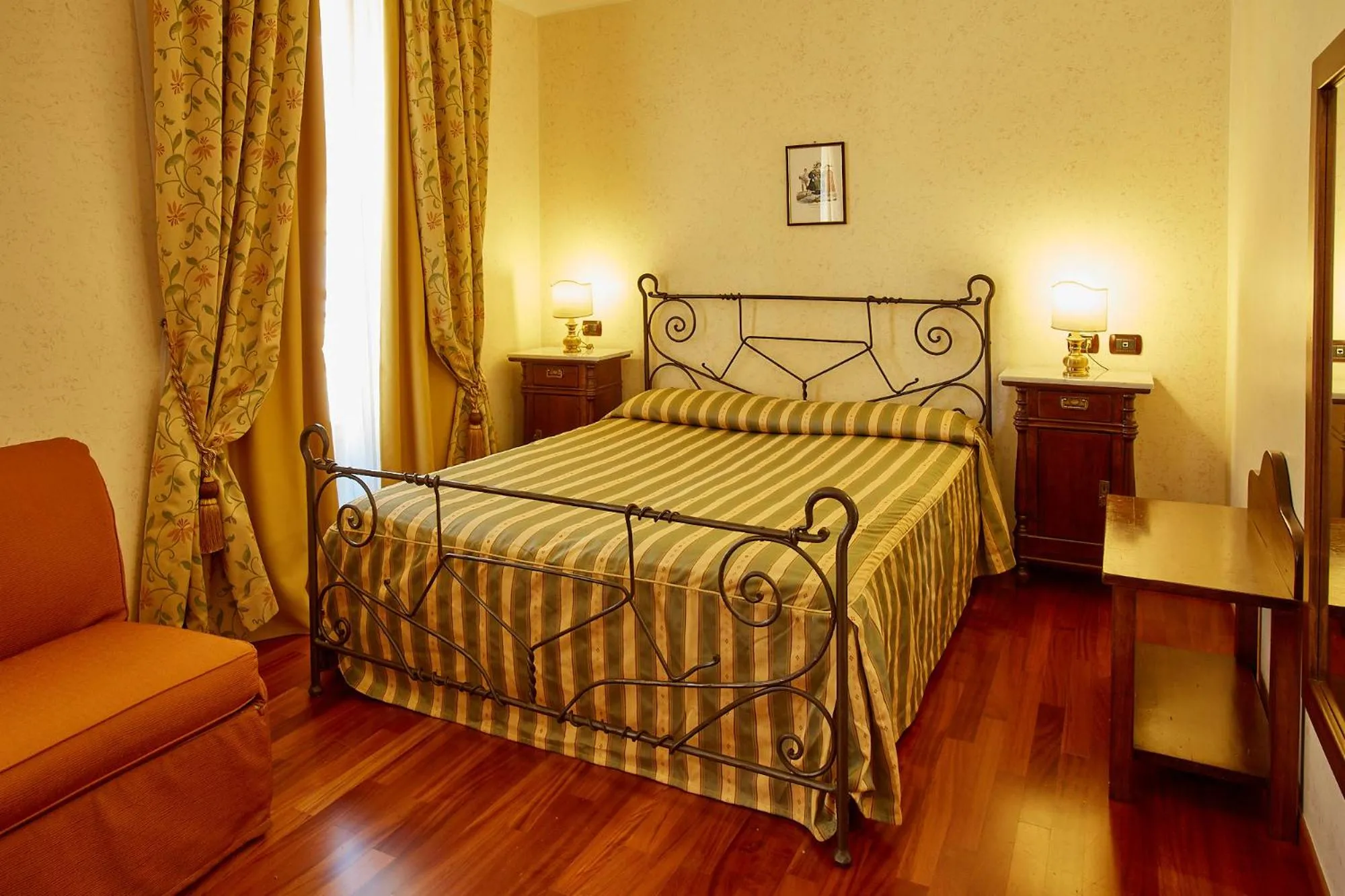 Bed in Liberty Hotel