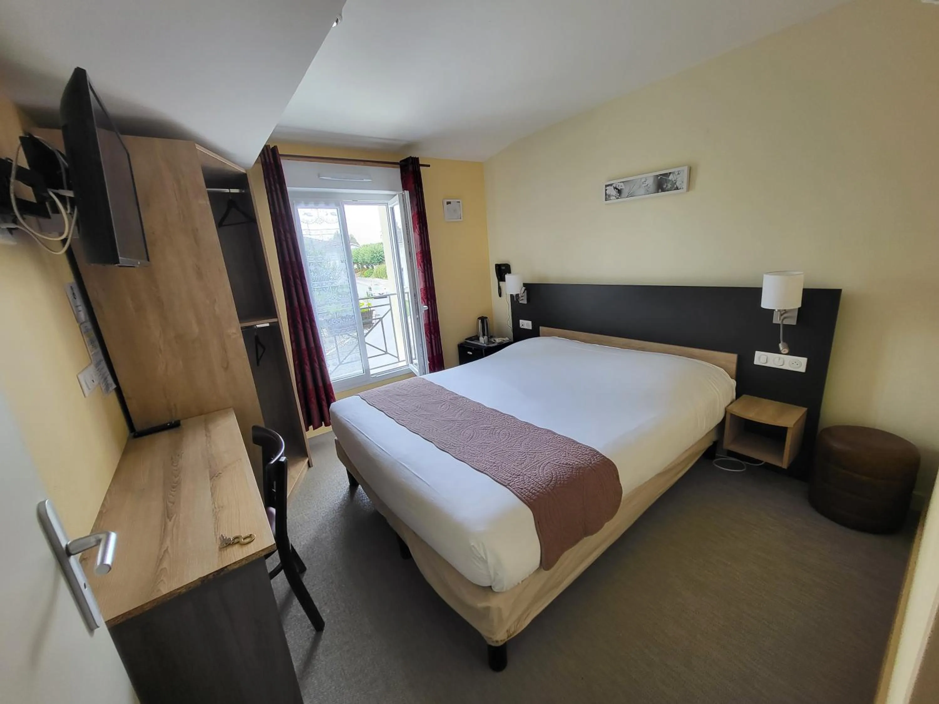 Bed in Auberge des Lacs Bleus