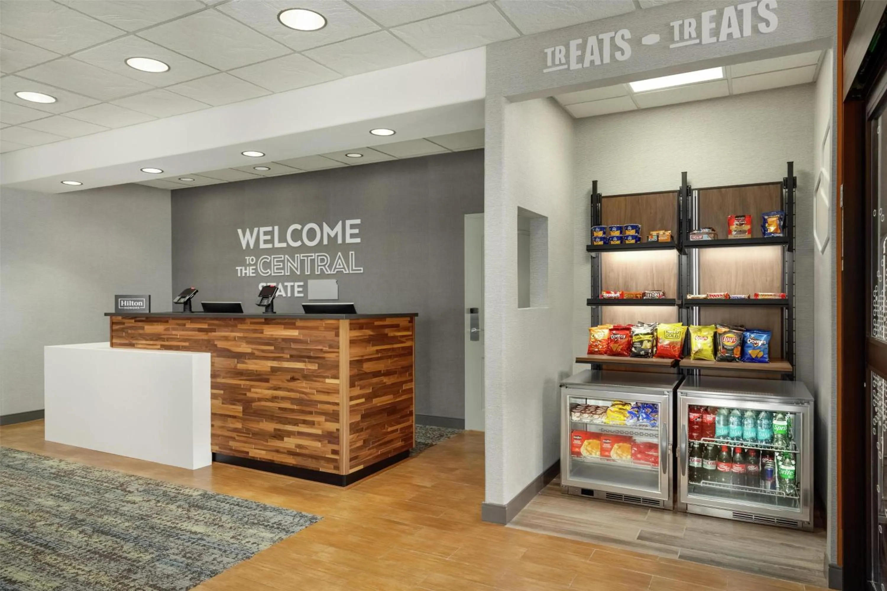 Lobby or reception in Hampton Inn Derby-Wichita Southeast