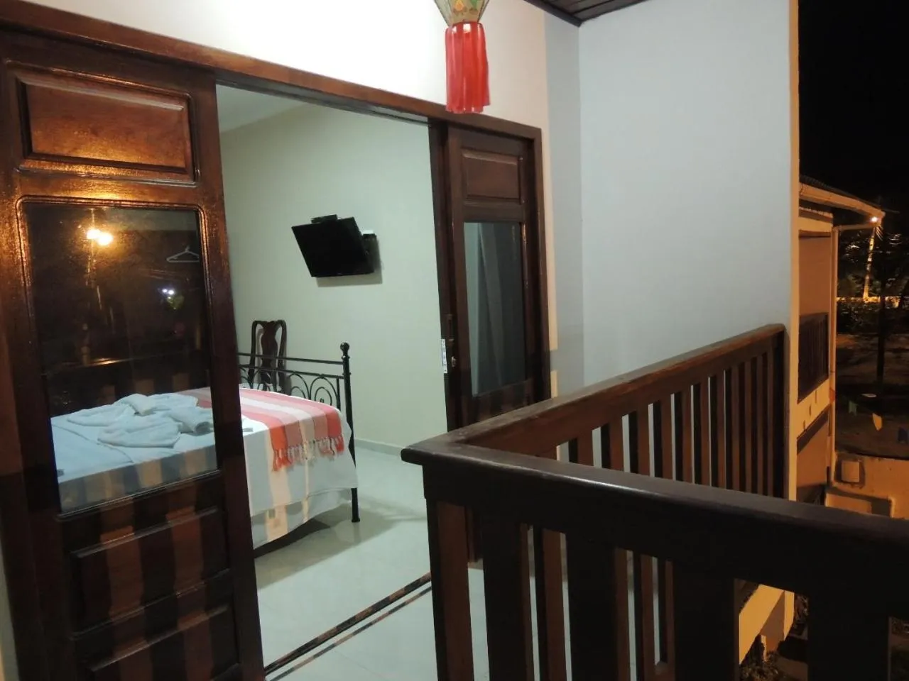 Bed in Pousada Velosmar