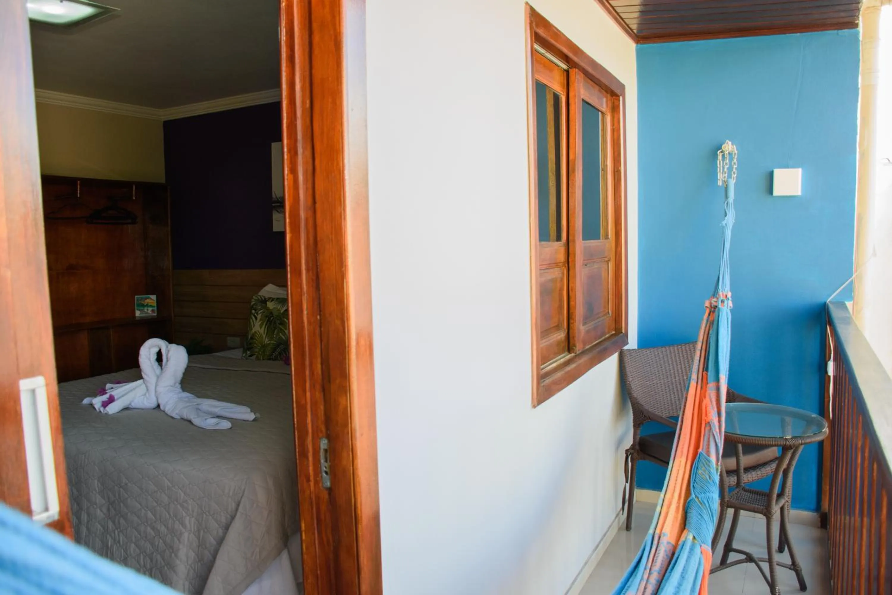 Bed in Pousada Velosmar