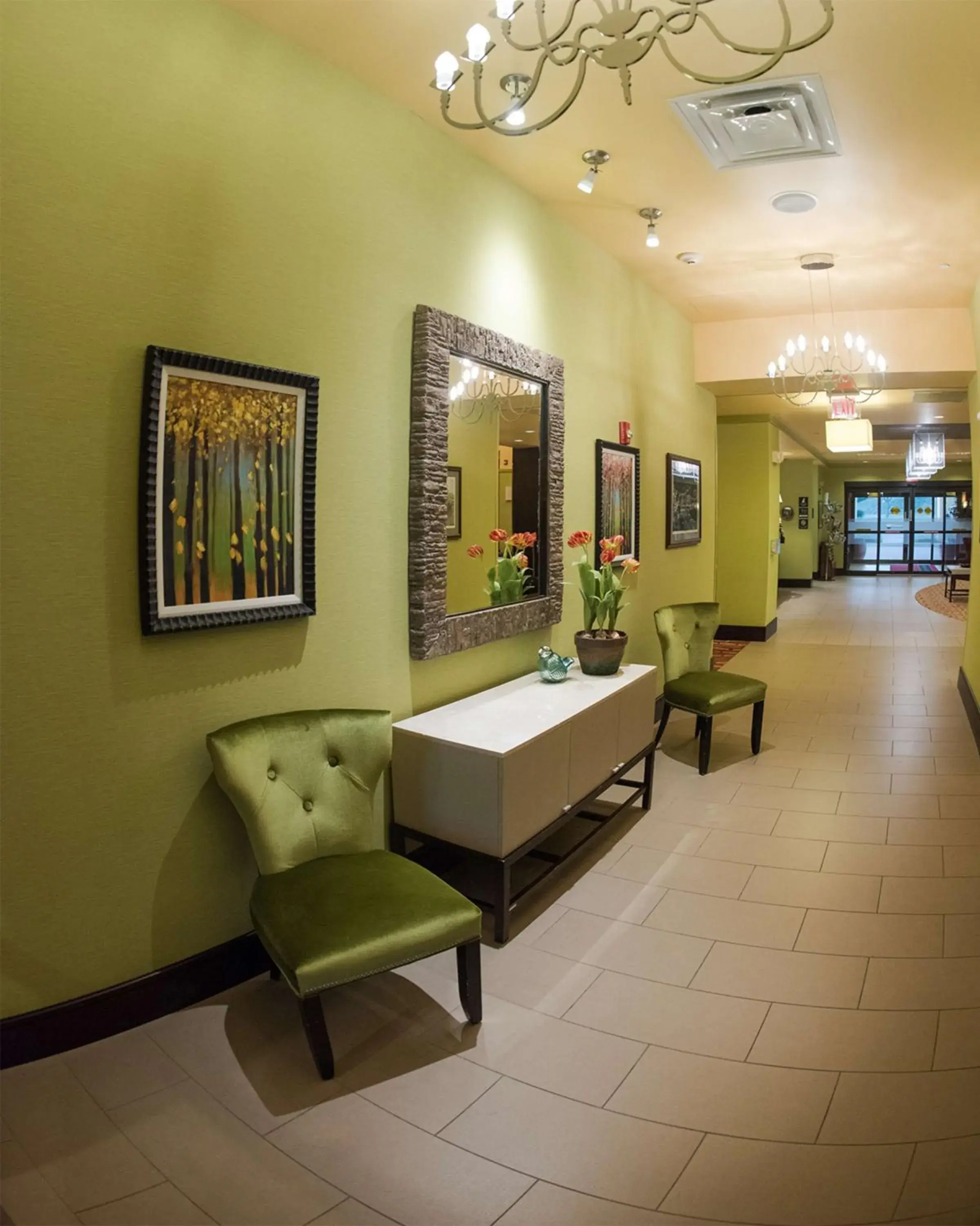 Lobby or reception in Hampton Inn and Suites Woodstock, Virginia Lobby or reception in Hampton Inn and Suites Woodstock, Virginia