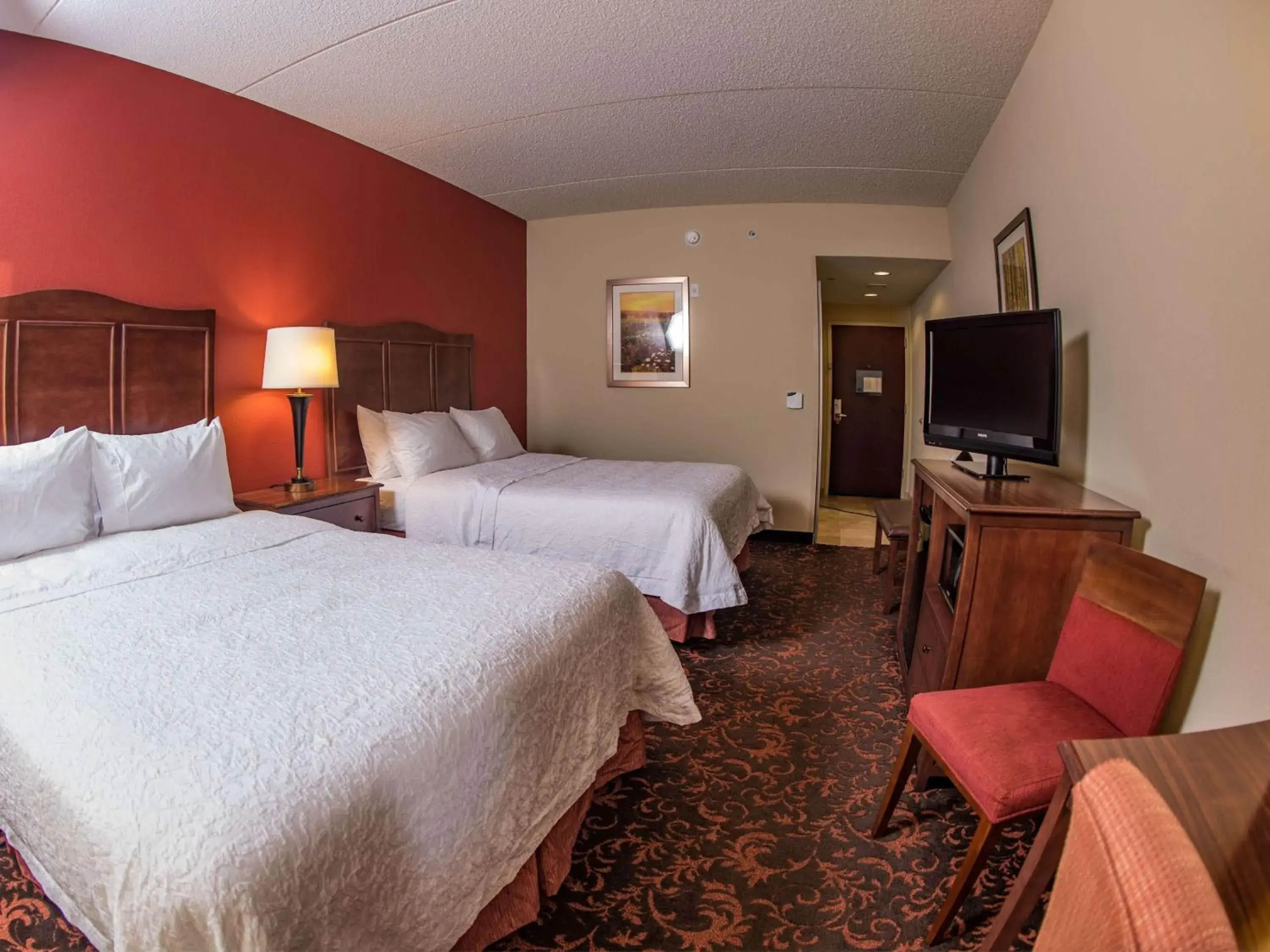 Room with Two Queen Beds - Non-Smoking in Hampton Inn and Suites Woodstock, Virginia Room with Two Queen Beds - Non-Smoking in Hampton Inn and Suites Woodstock, Virginia