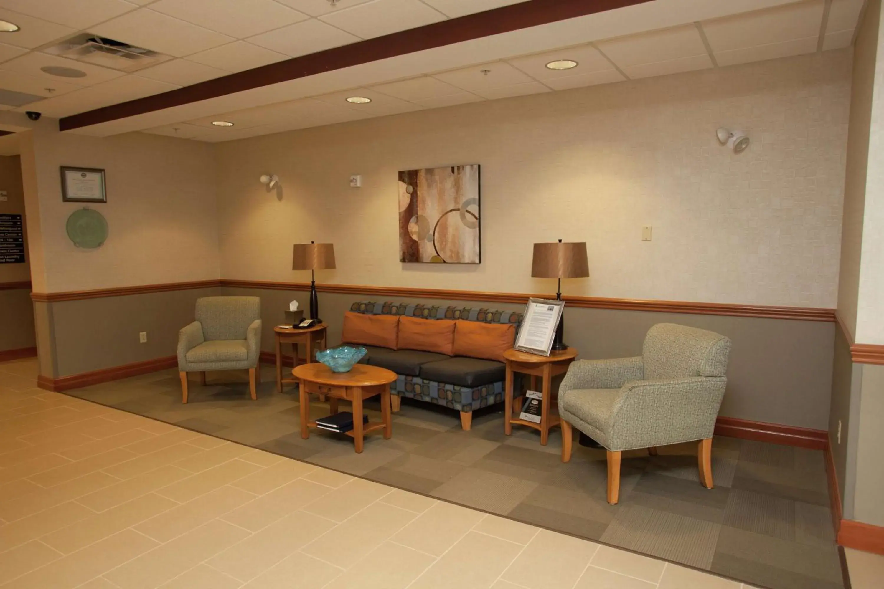 Lobby or reception in Hampton Inn Elmira/Horseheads Lobby or reception in Hampton Inn Elmira/Horseheads