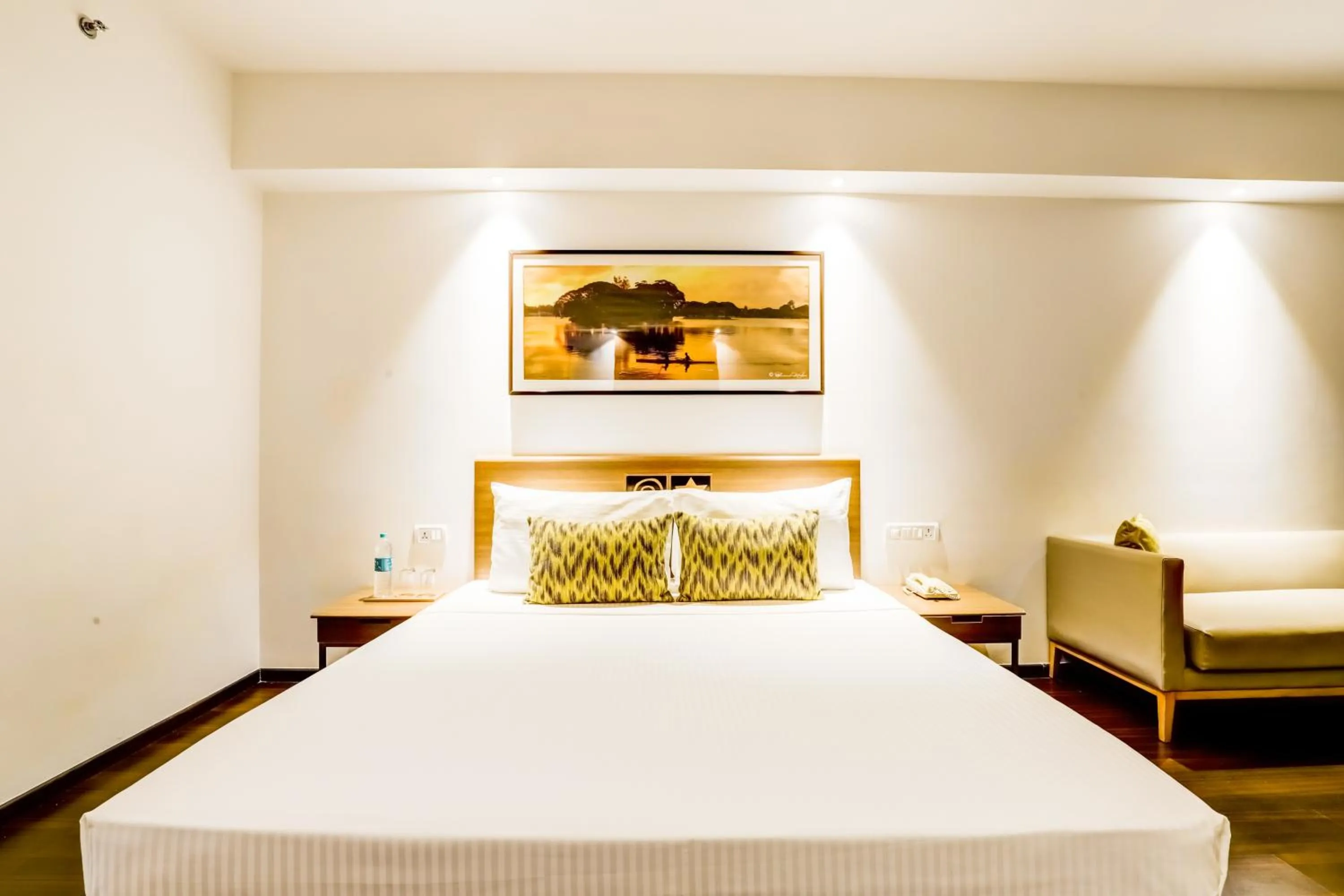 Bed in Lemon Tree Hotel Electronics City