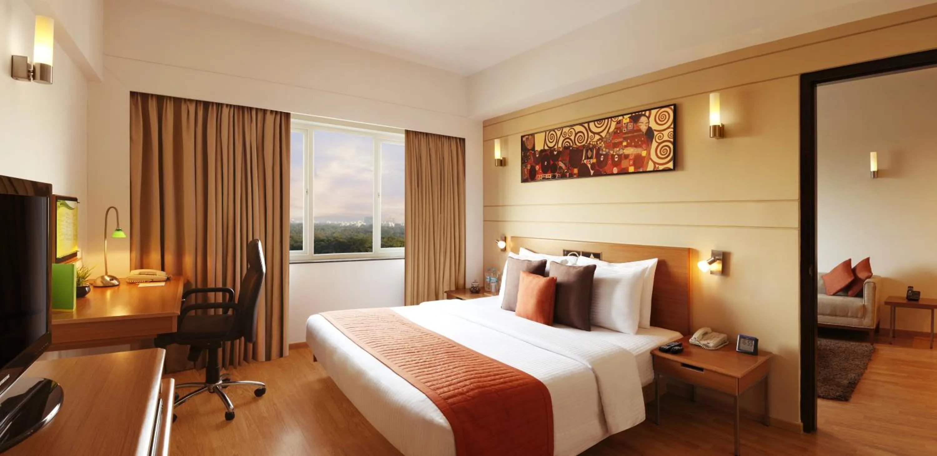 Bedroom, Bed in Lemon Tree Hotel Chennai