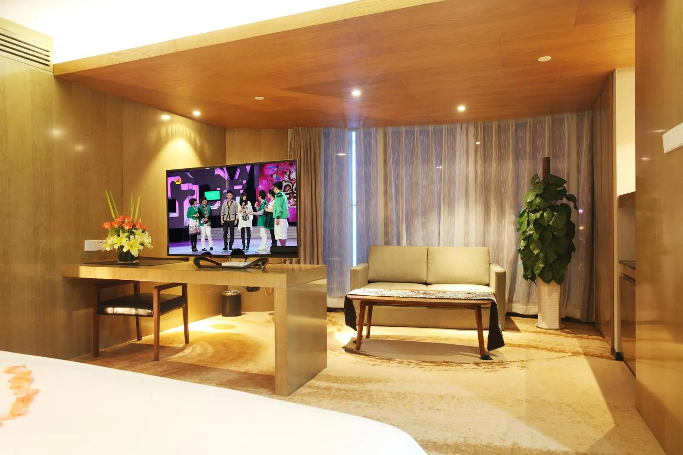 Decorative detail in Xi'an Peace Arch Hotel