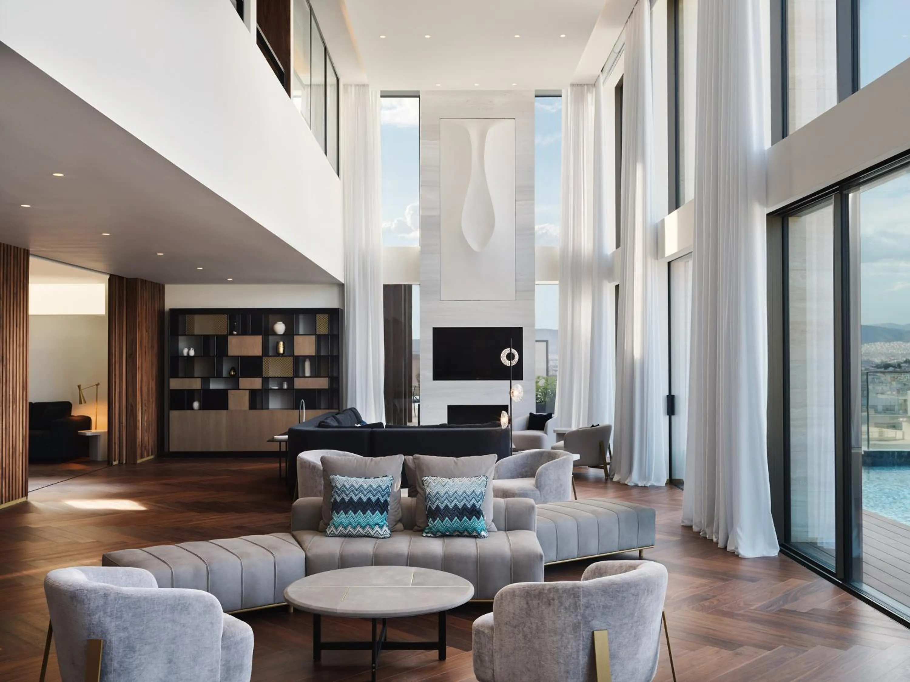 Living room in Grand Hyatt Athens