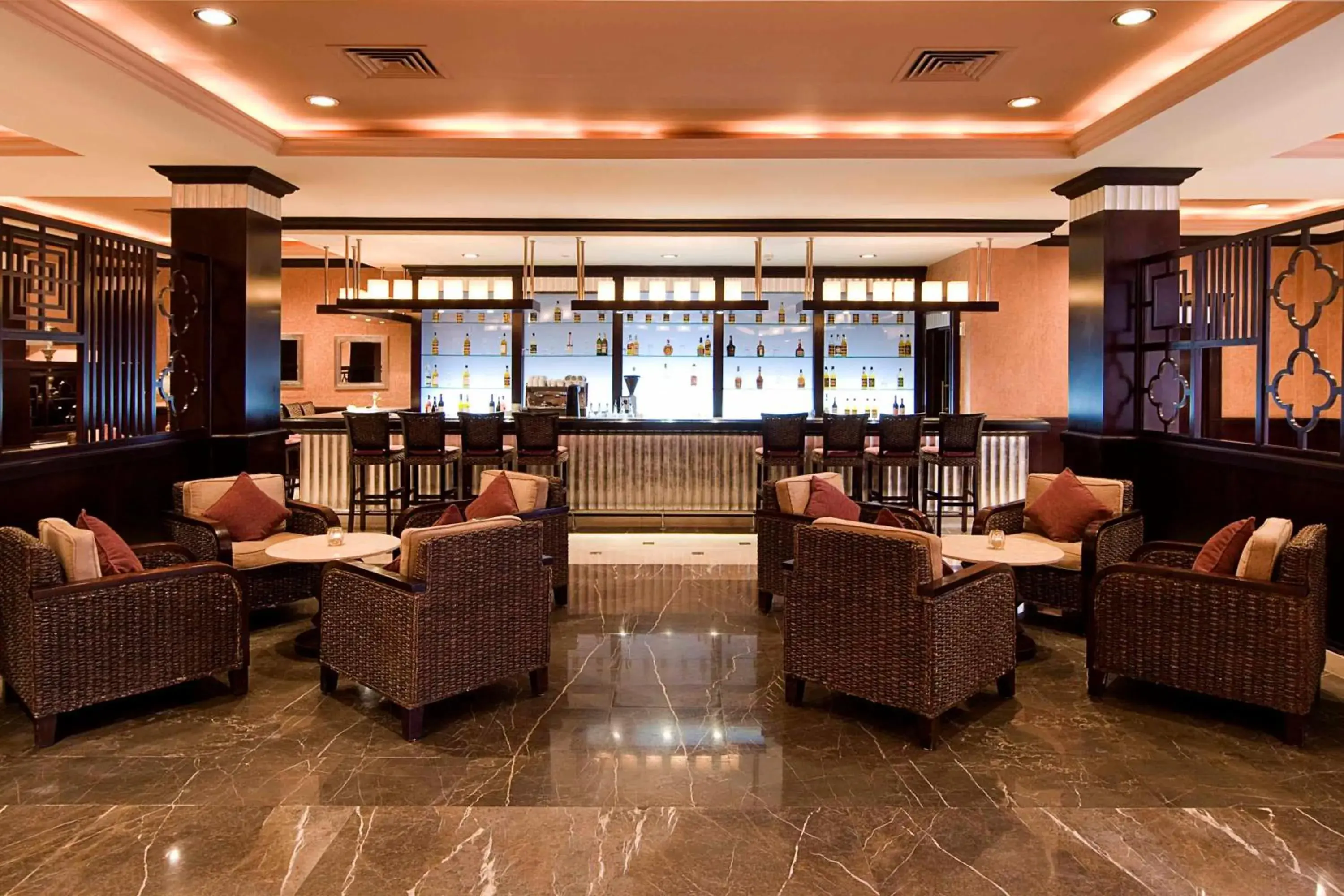 Lounge or bar in JAZ Almaza Beach Resort, Almaza Bay Lounge or bar in JAZ Almaza Beach Resort, Almaza Bay