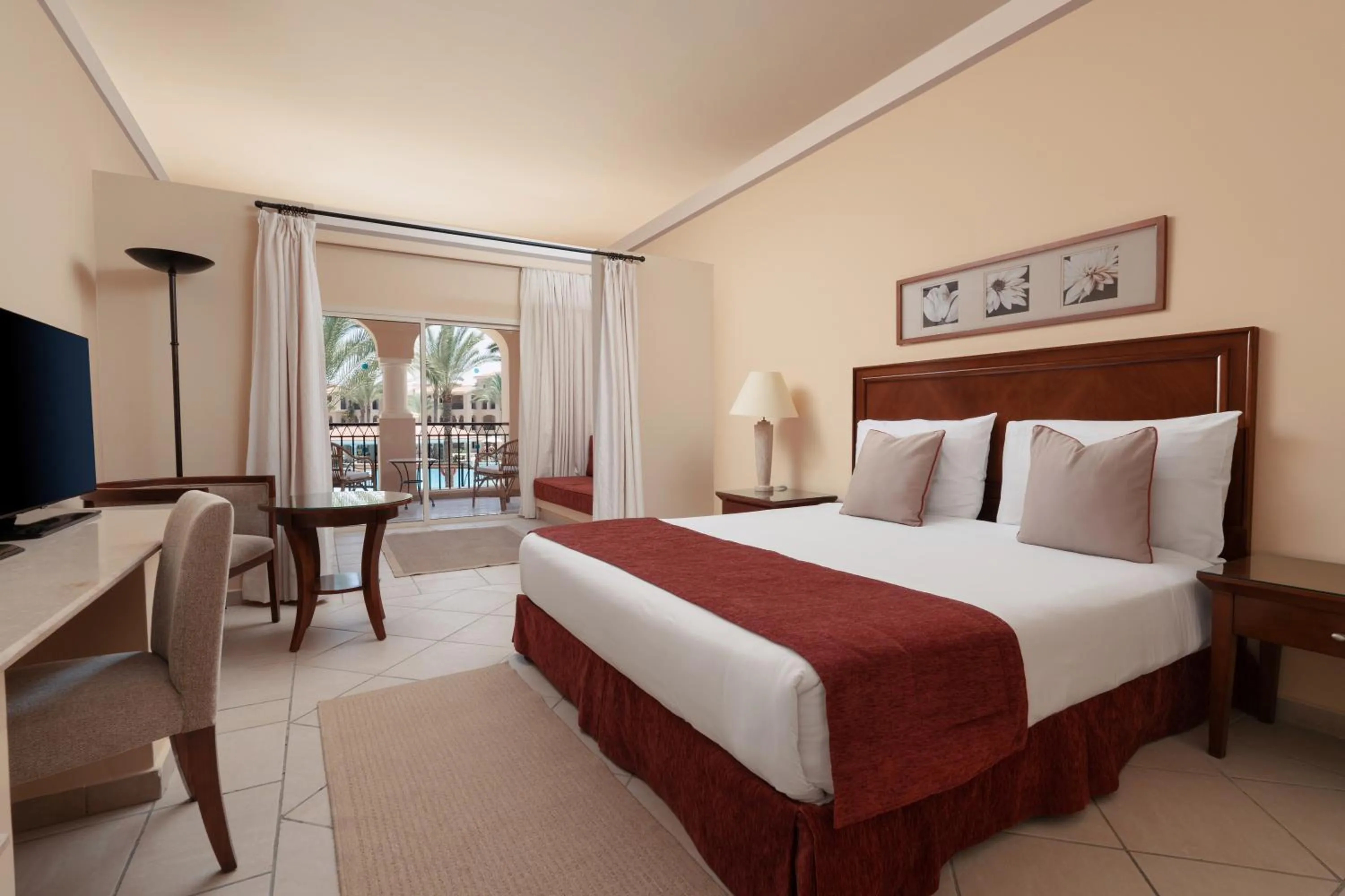 Bed in JAZ Almaza Beach Resort, Almaza Bay