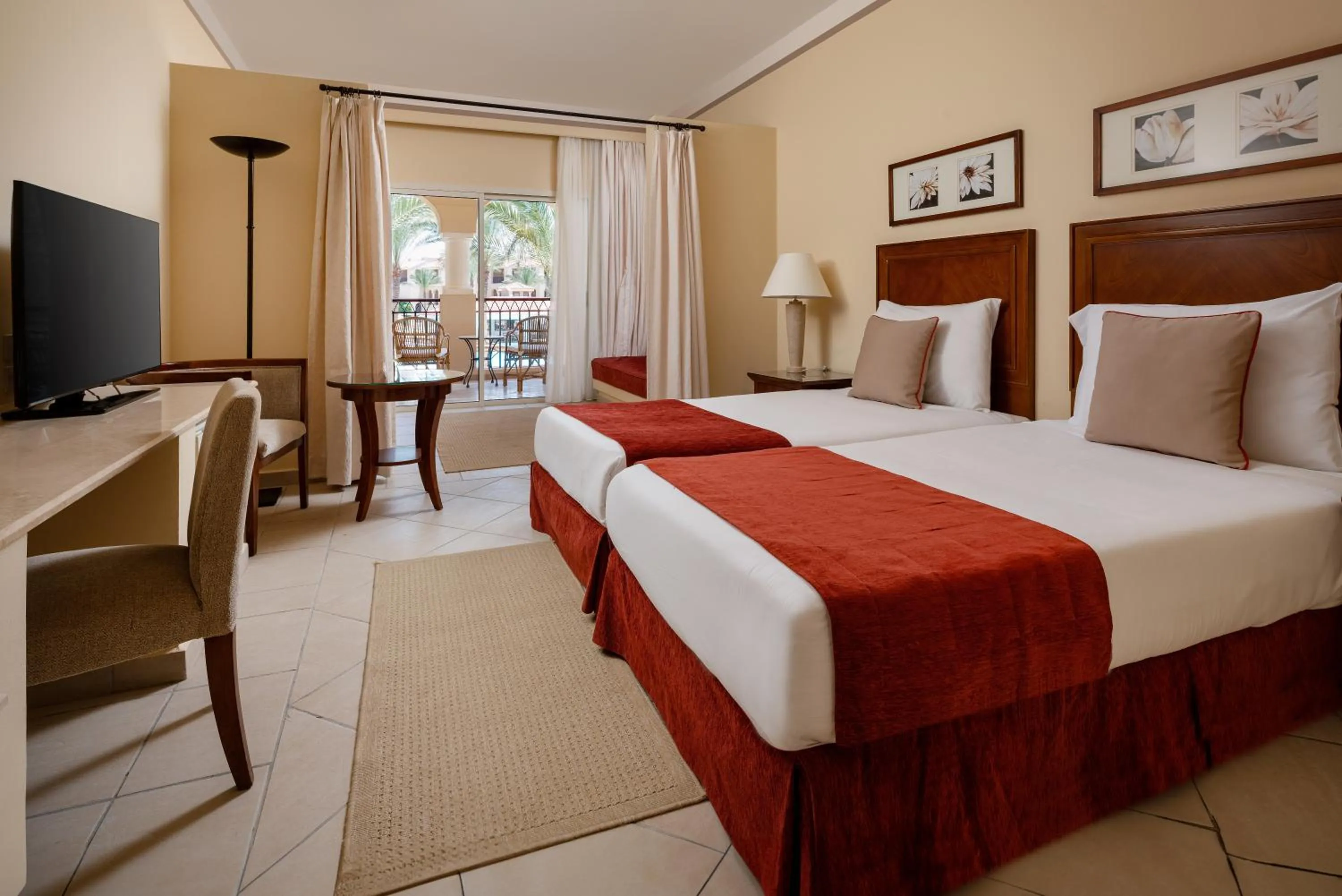 Bed in JAZ Almaza Beach Resort, Almaza Bay