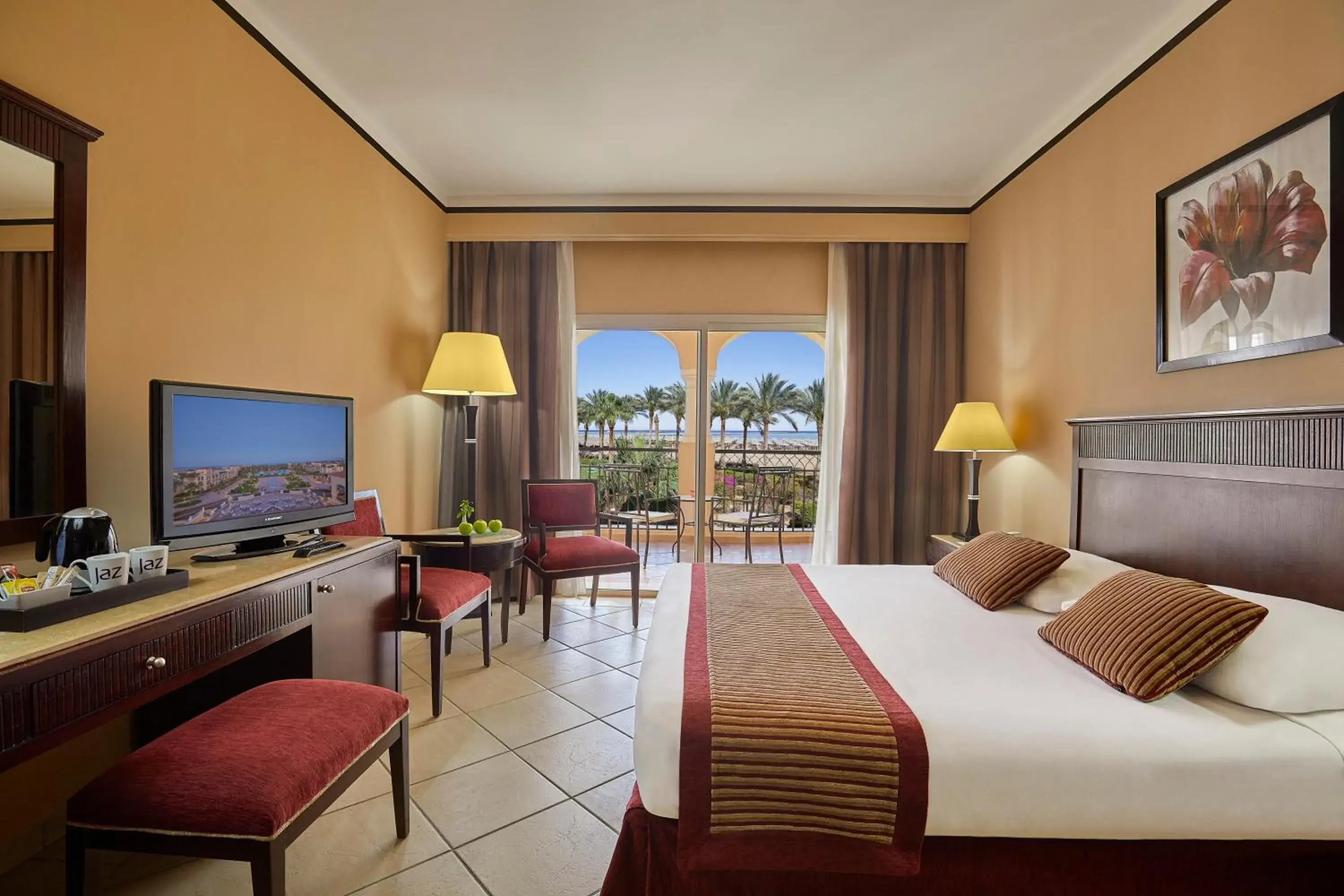 Bed in JAZ Mirabel Resort Bed in JAZ Mirabel Resort