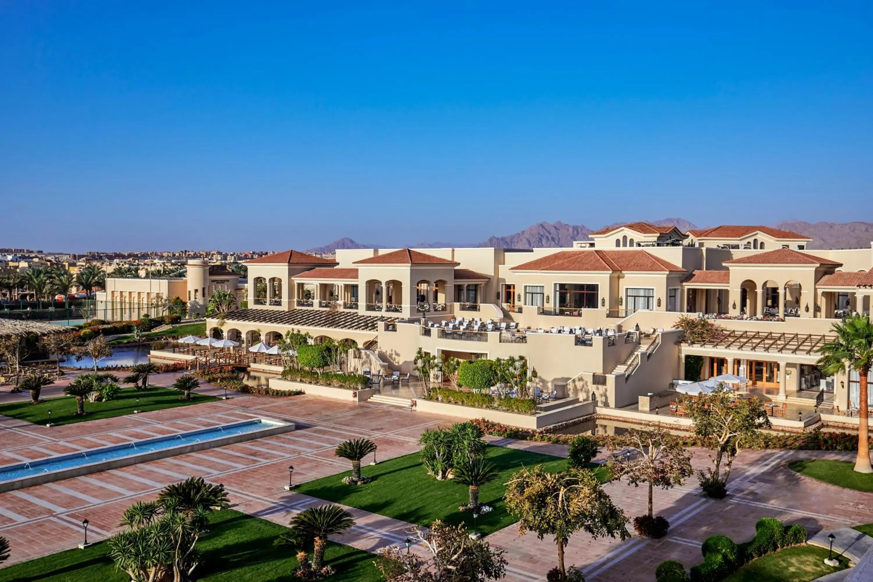 Bird's eye view in JAZ Mirabel Resort Bird's eye view in JAZ Mirabel Resort