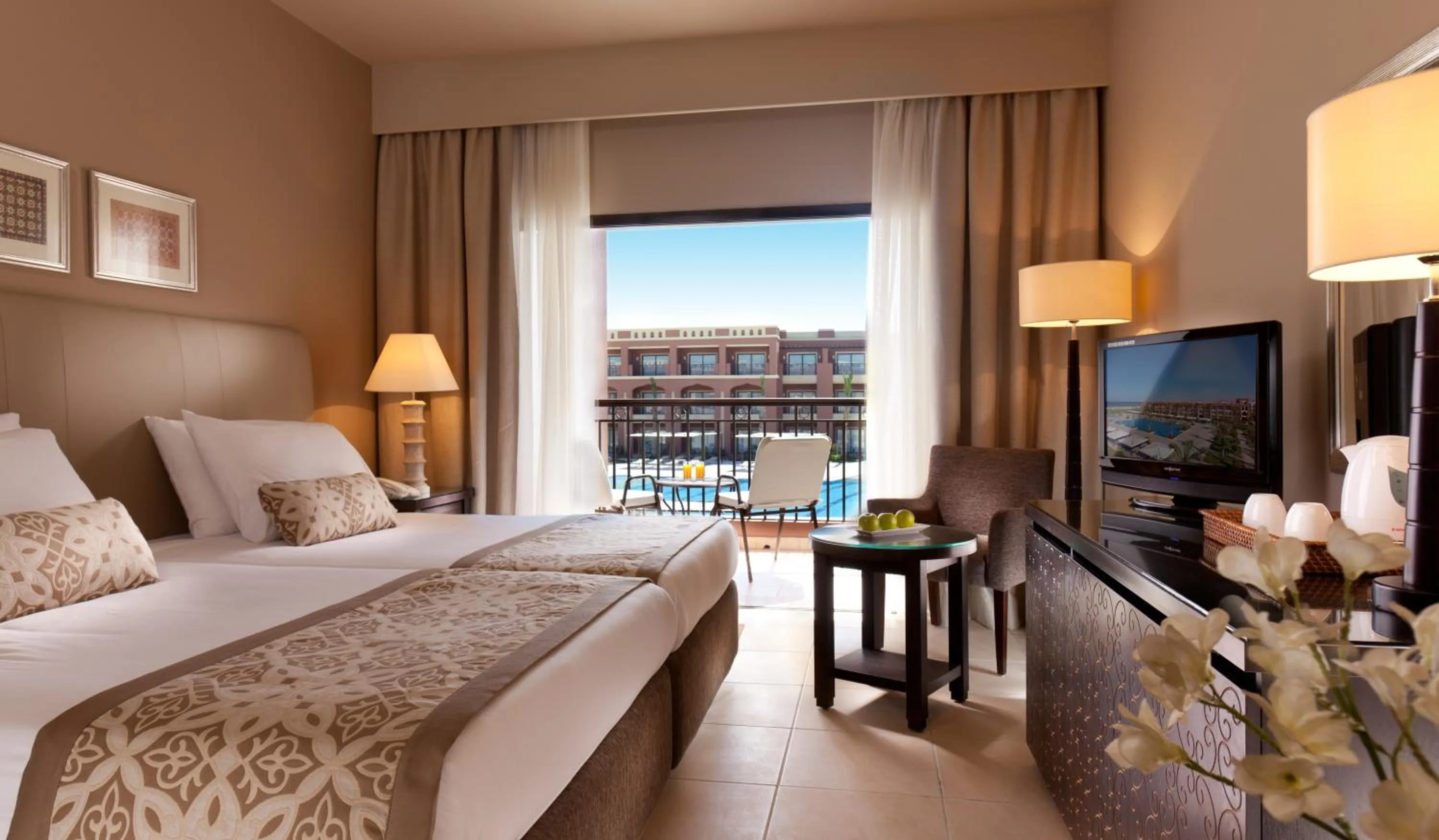 Bedroom, Bed in JAZ Mirabel Resort