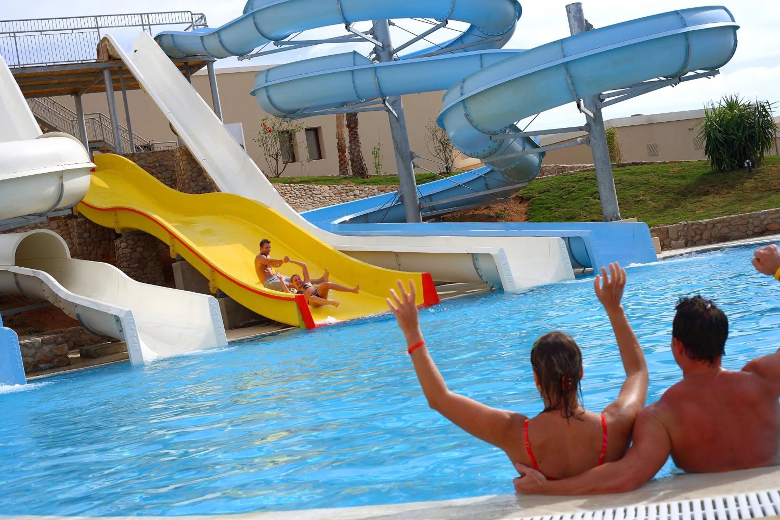 Aqua park in JAZ Mirabel Resort