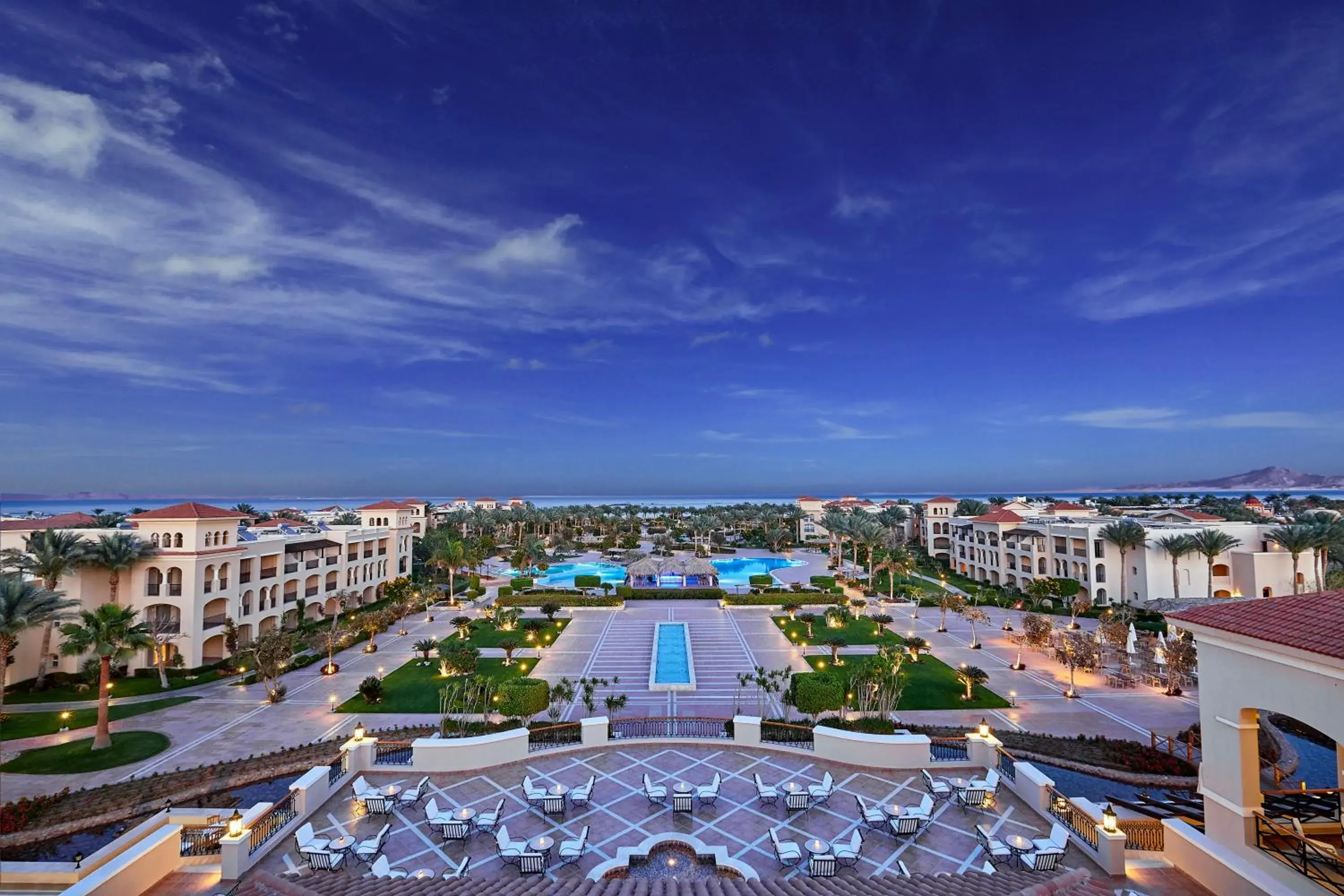Bird's eye view in JAZ Mirabel Resort Bird's eye view in JAZ Mirabel Resort