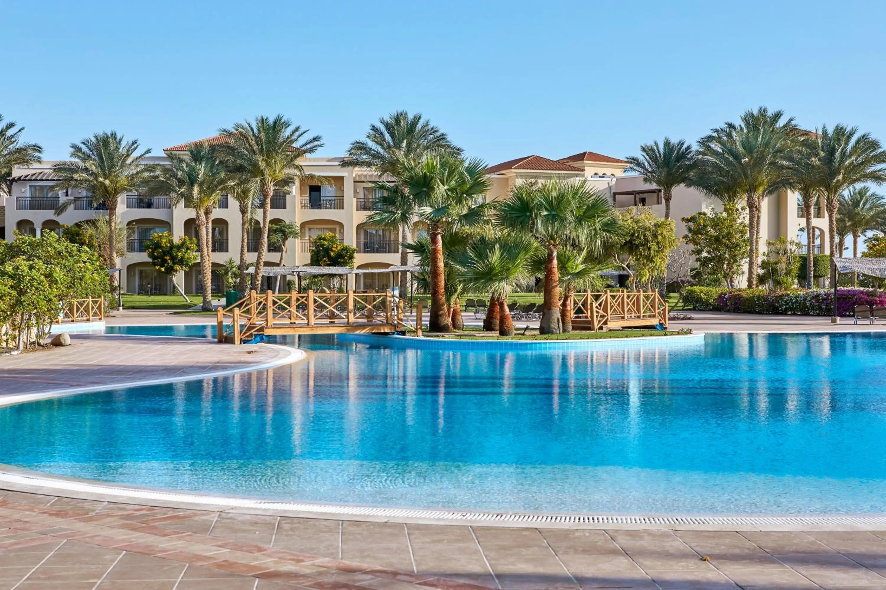 Swimming pool in JAZ Mirabel Resort