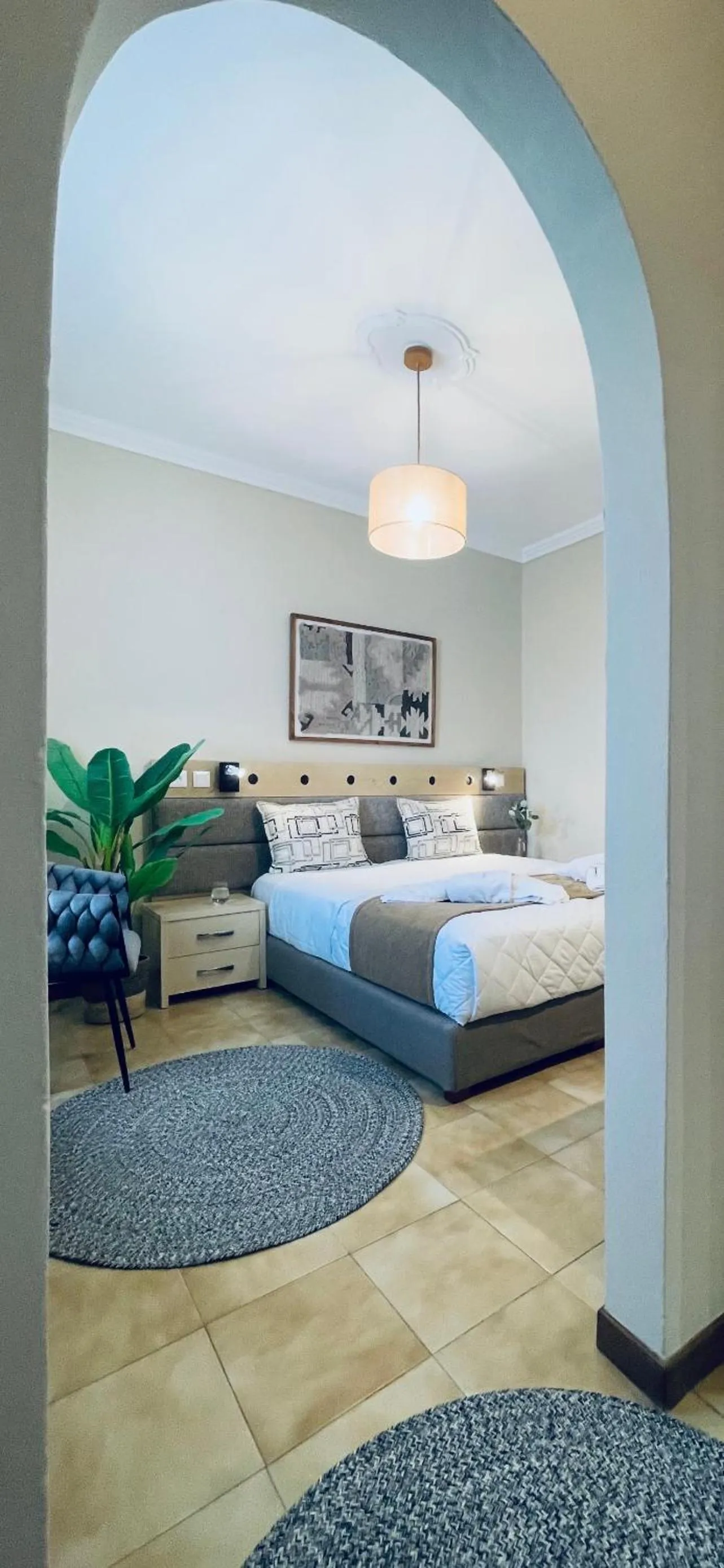 Bed in Semiramis Guesthouse