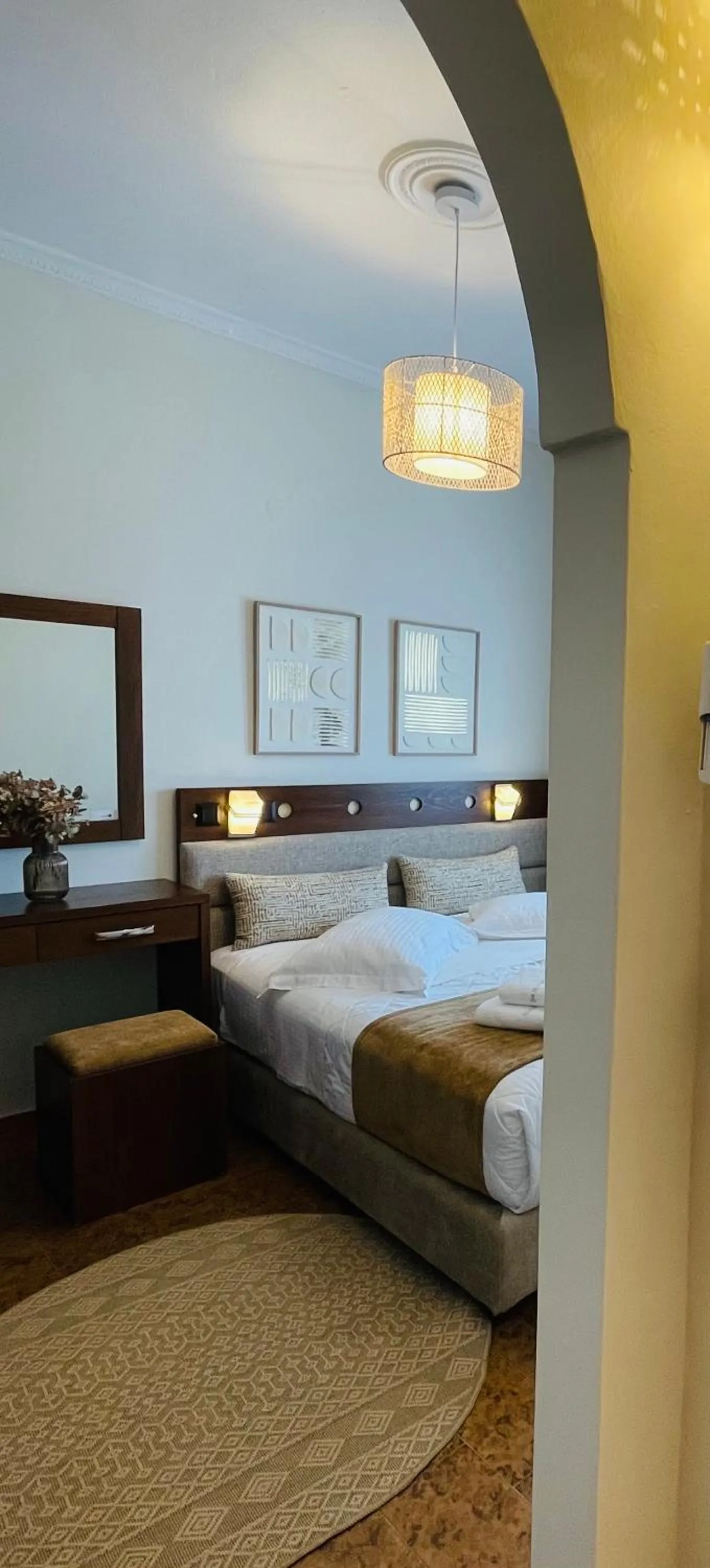 Bed in Semiramis Guesthouse