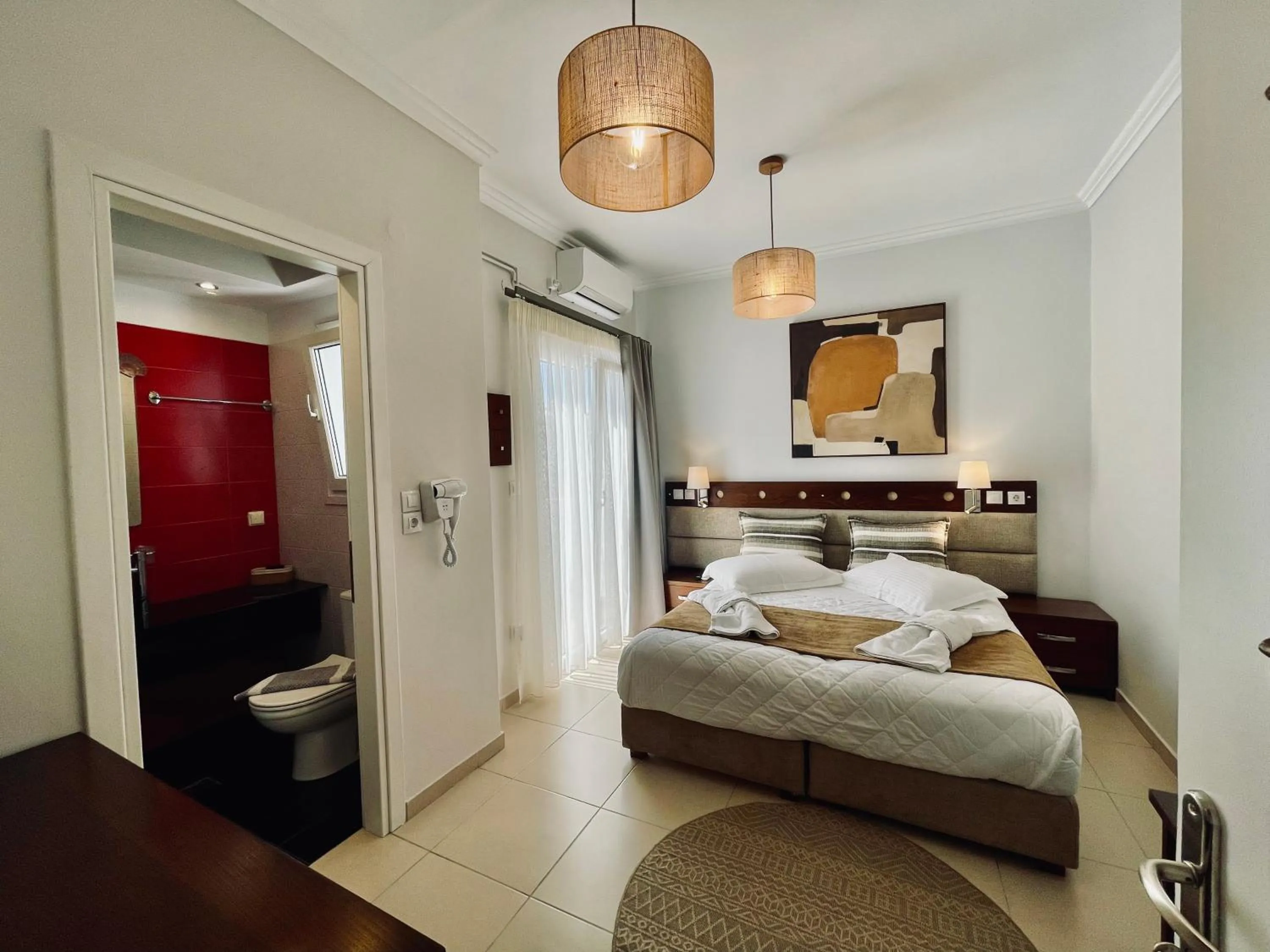 Bed in Semiramis Guesthouse