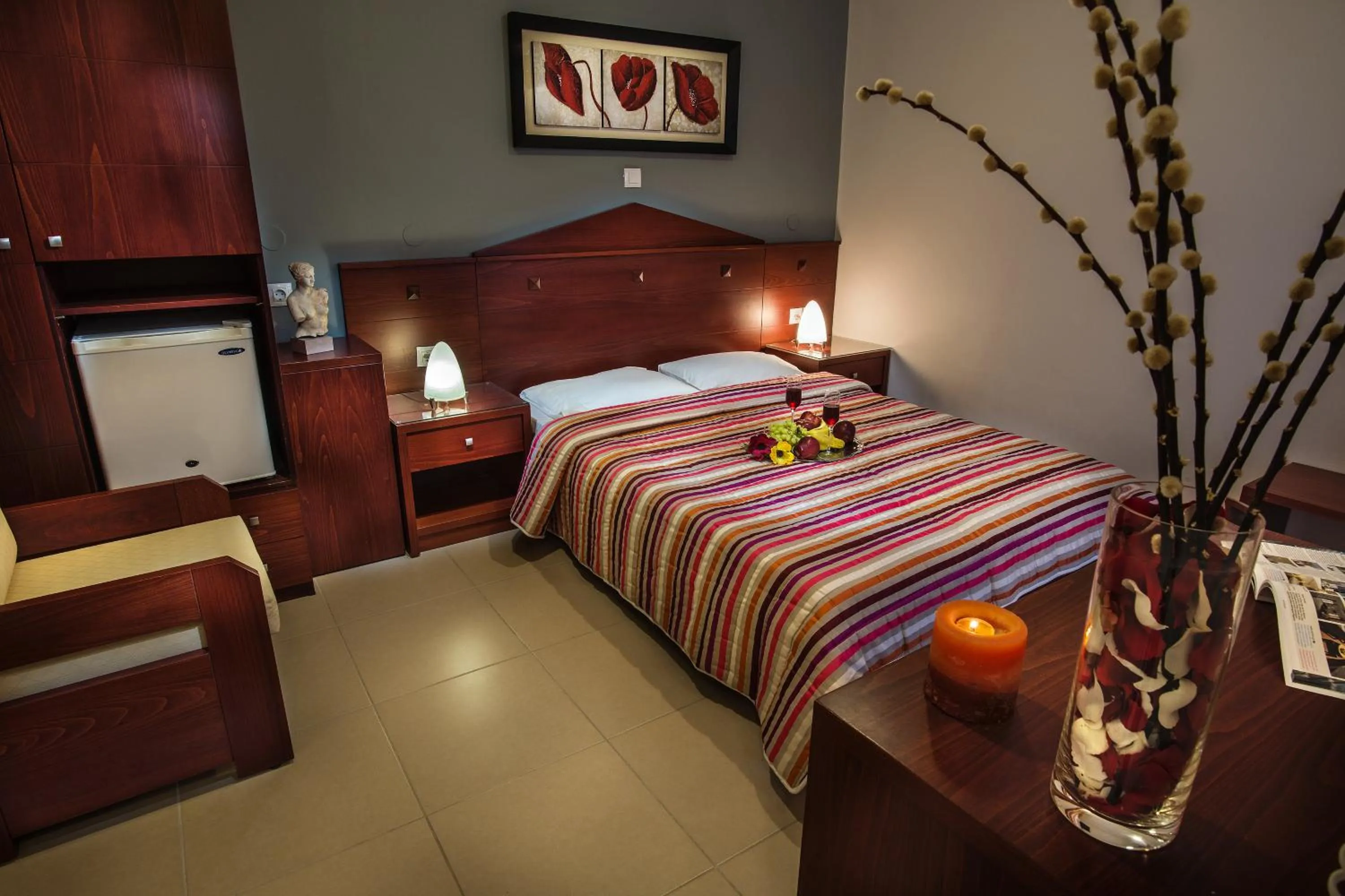 Bed in Semiramis Guesthouse