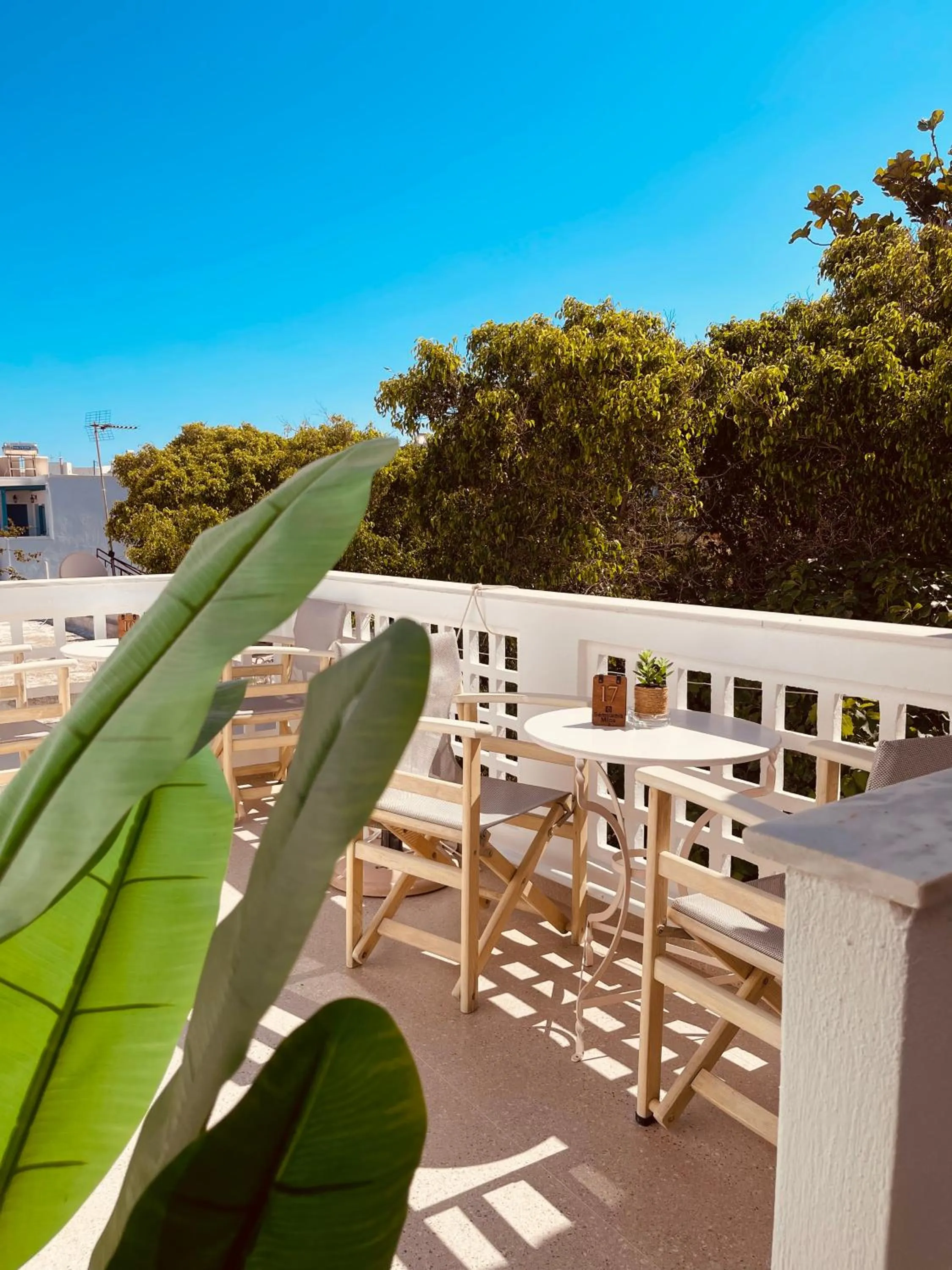 Patio in Semiramis Guesthouse