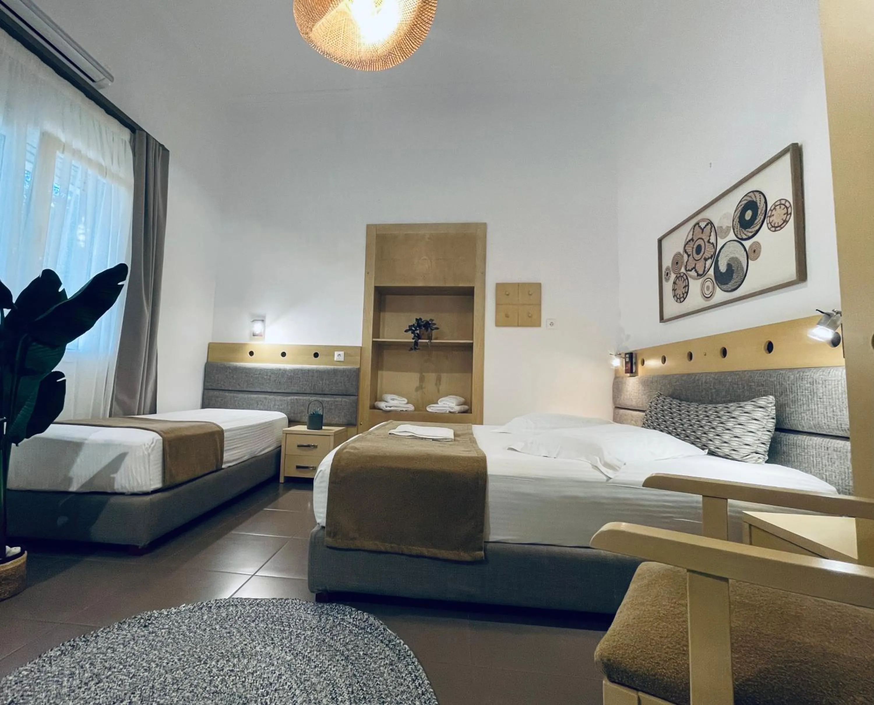 Bed in Semiramis Guesthouse