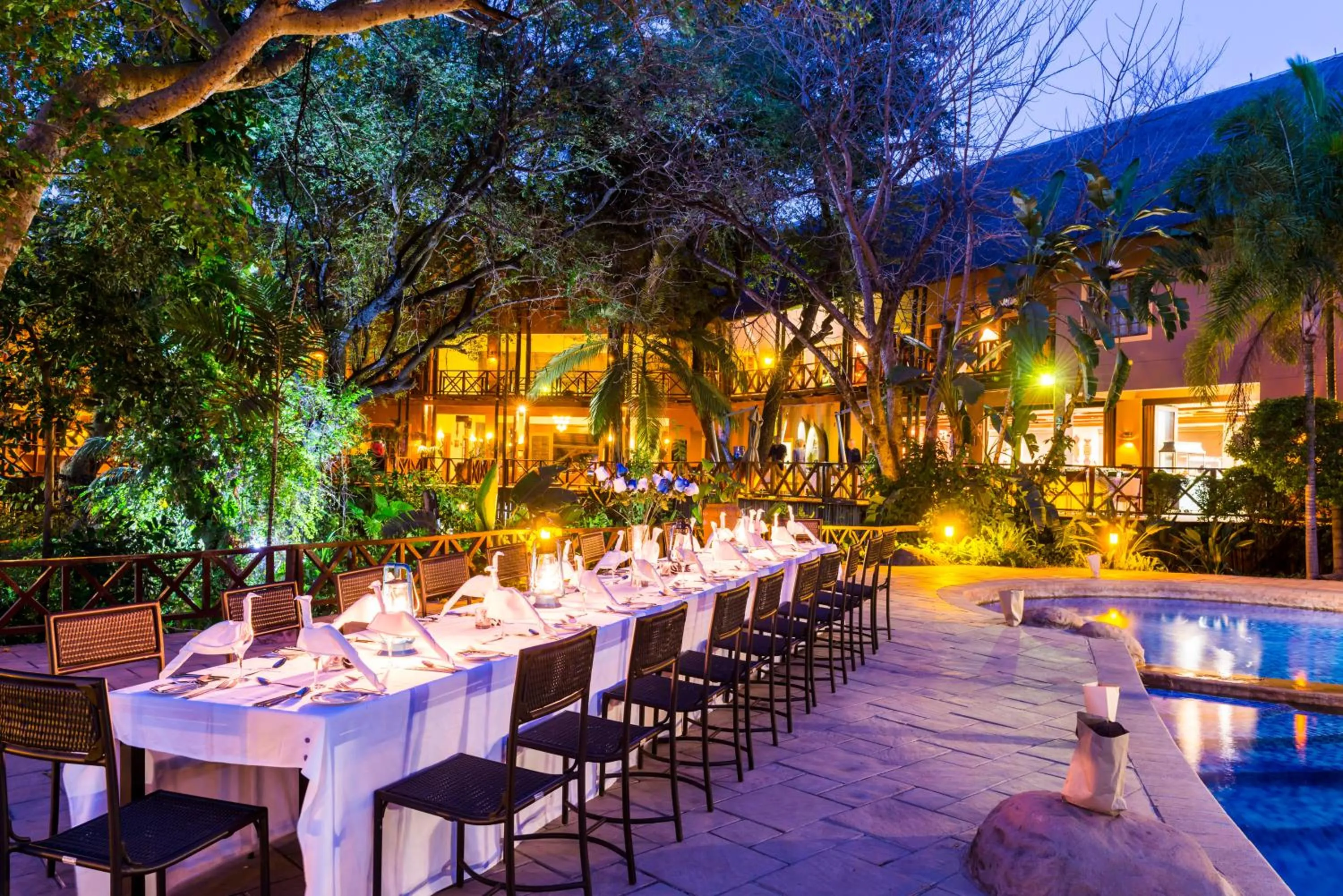 Restaurant/places to eat in Chobe Marina Lodge