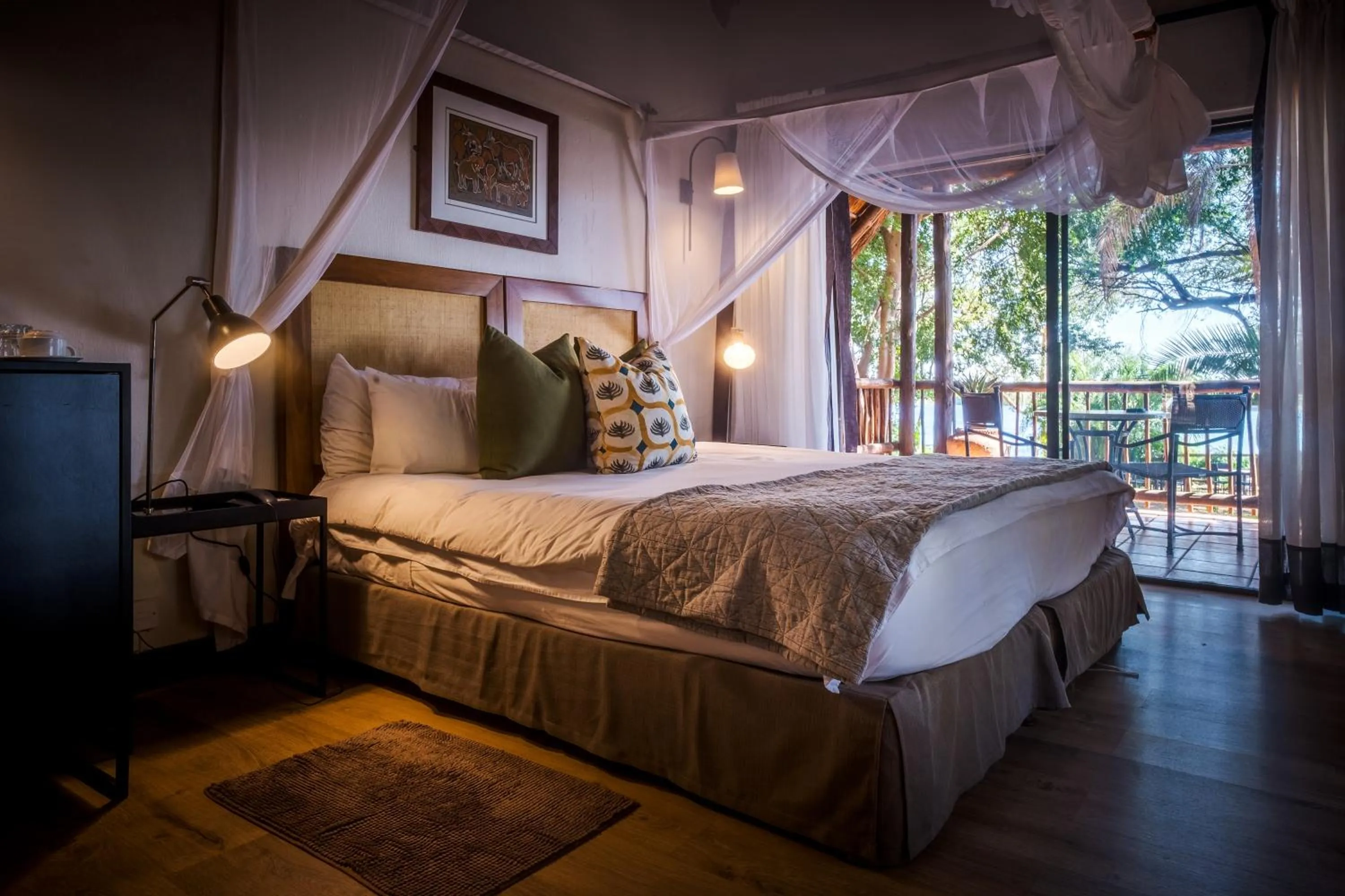 Bedroom in Chobe Marina Lodge