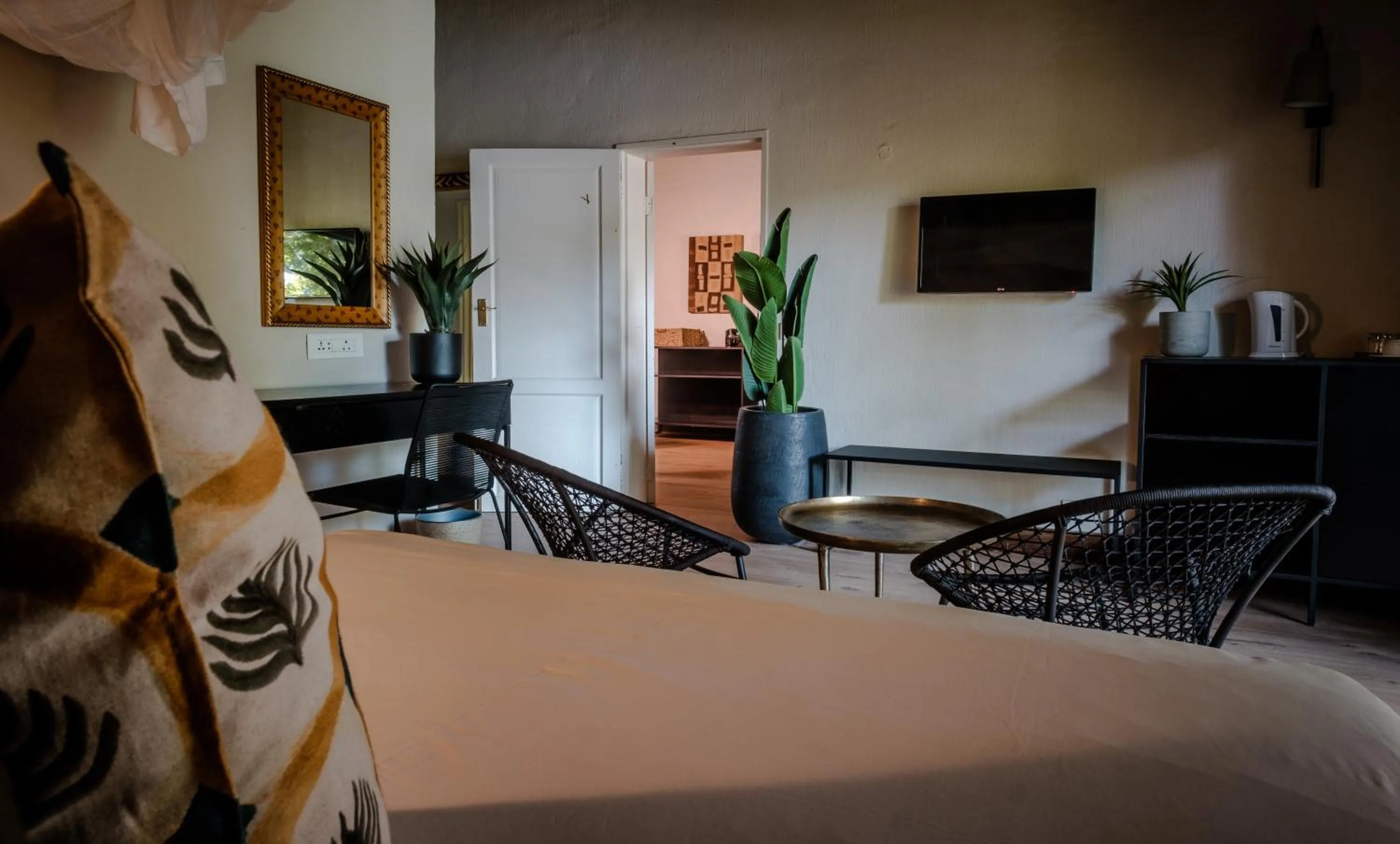 Bedroom in Chobe Marina Lodge