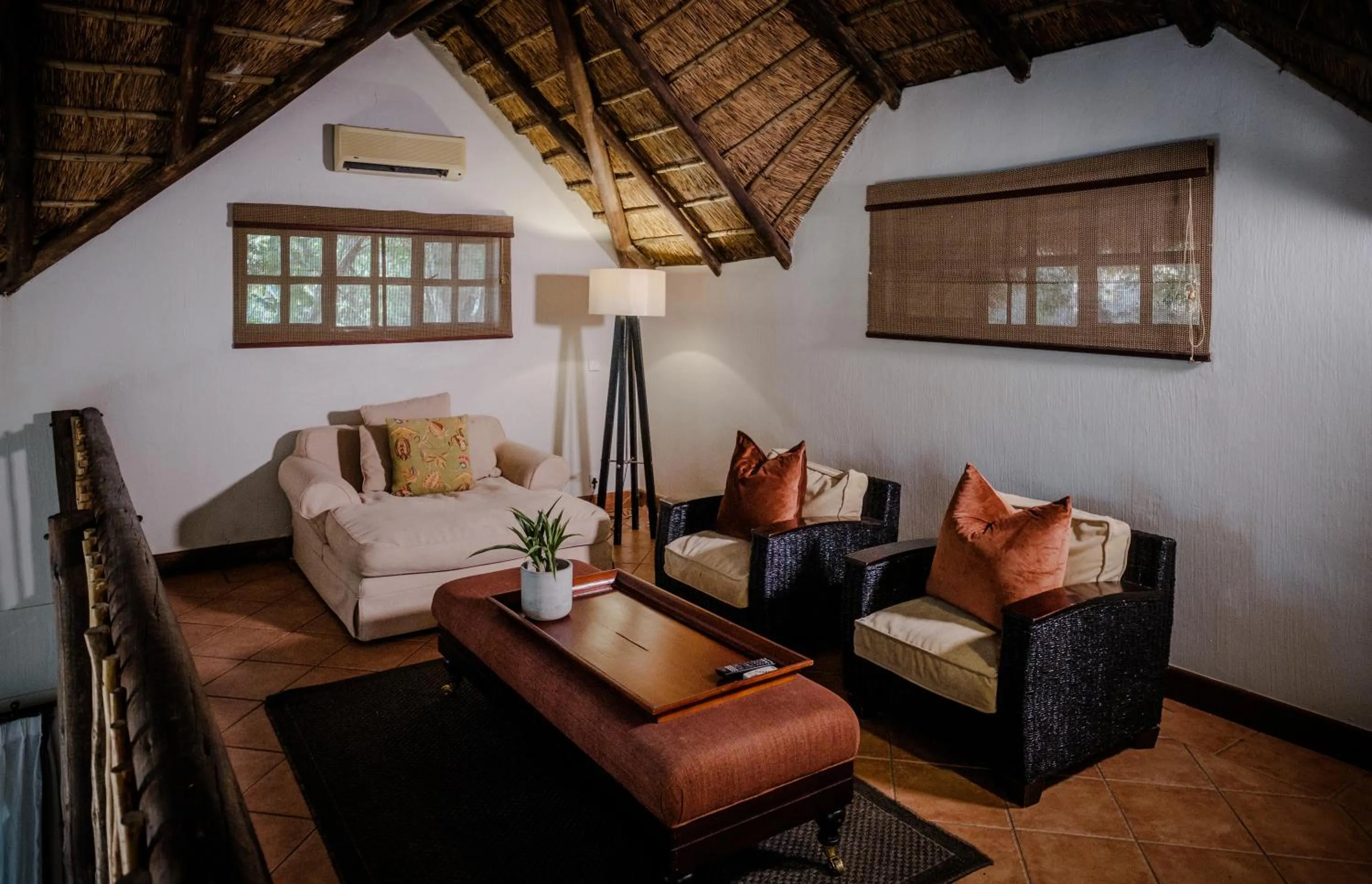 Living room in Chobe Marina Lodge