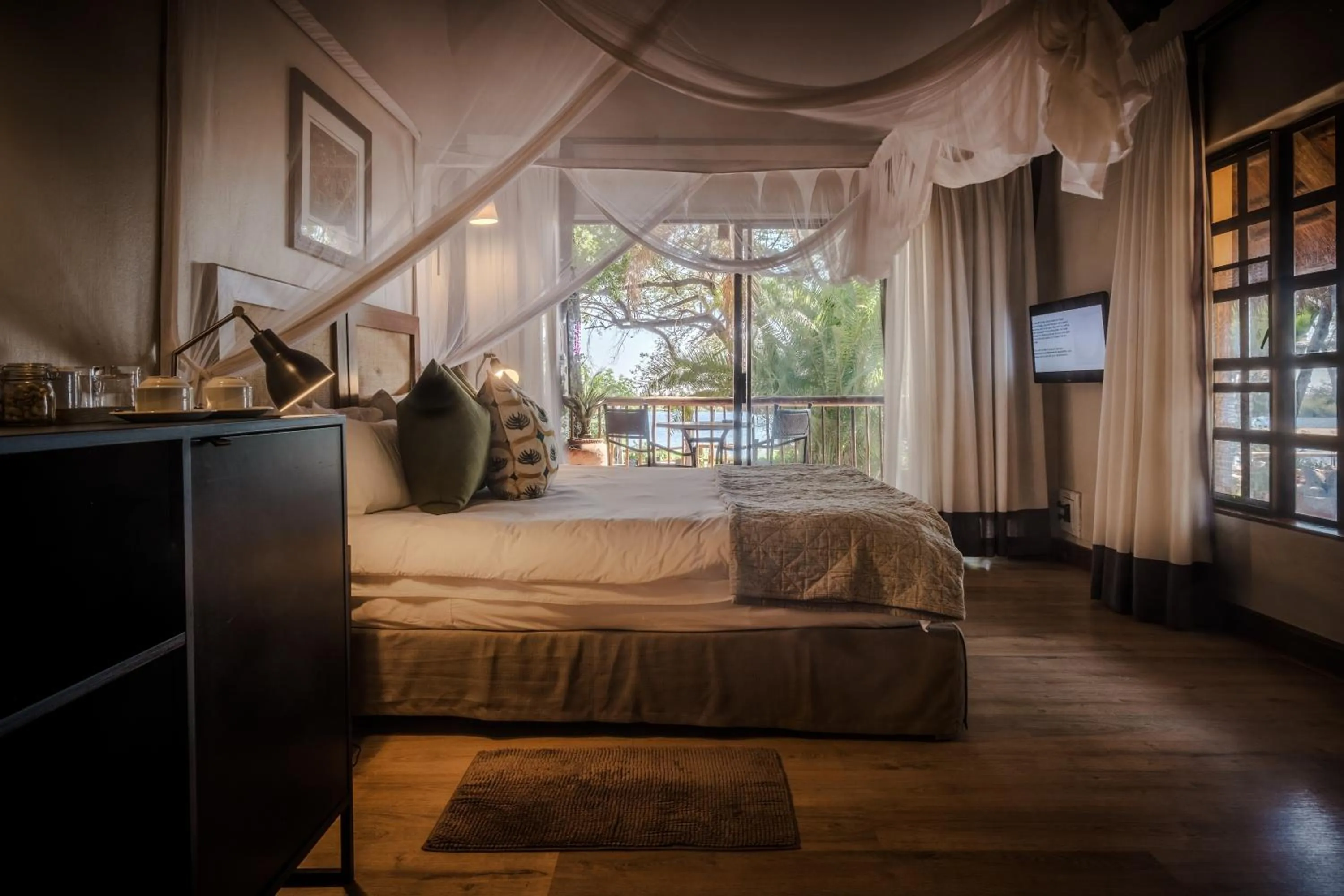 Bedroom in Chobe Marina Lodge