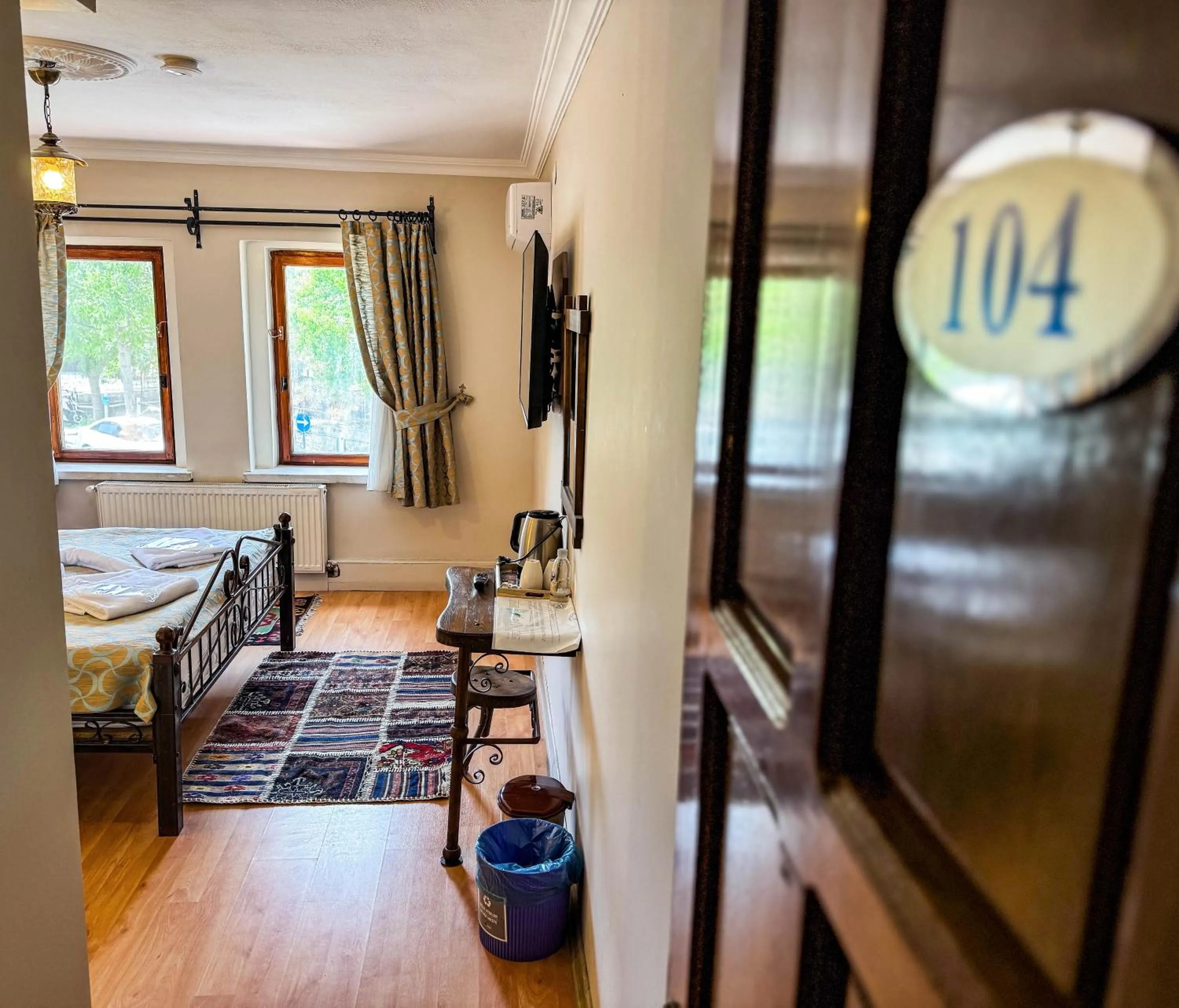 Bed in Nomads Cave Hotel & Rooftop