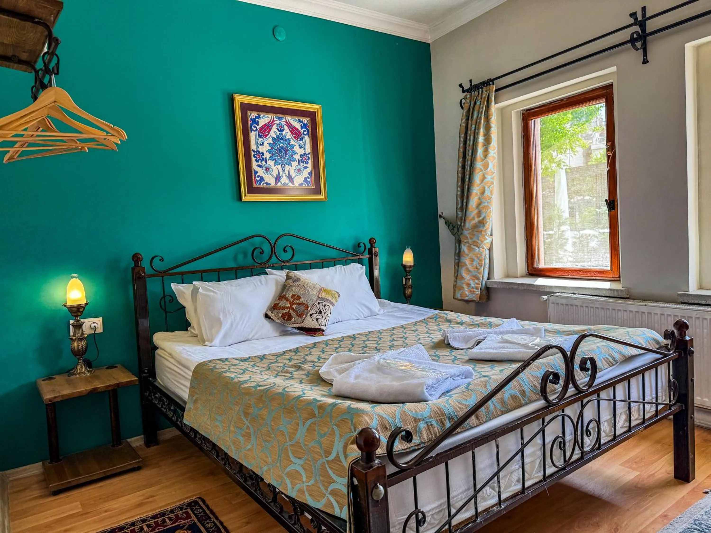 Bed in Nomads Cave Hotel & Rooftop