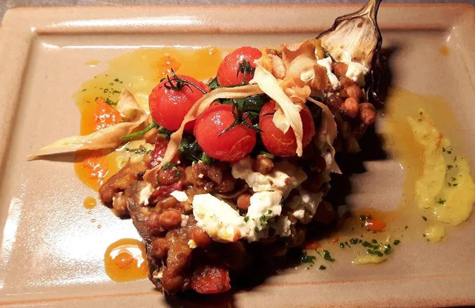 Food close-up in White Swan Inn