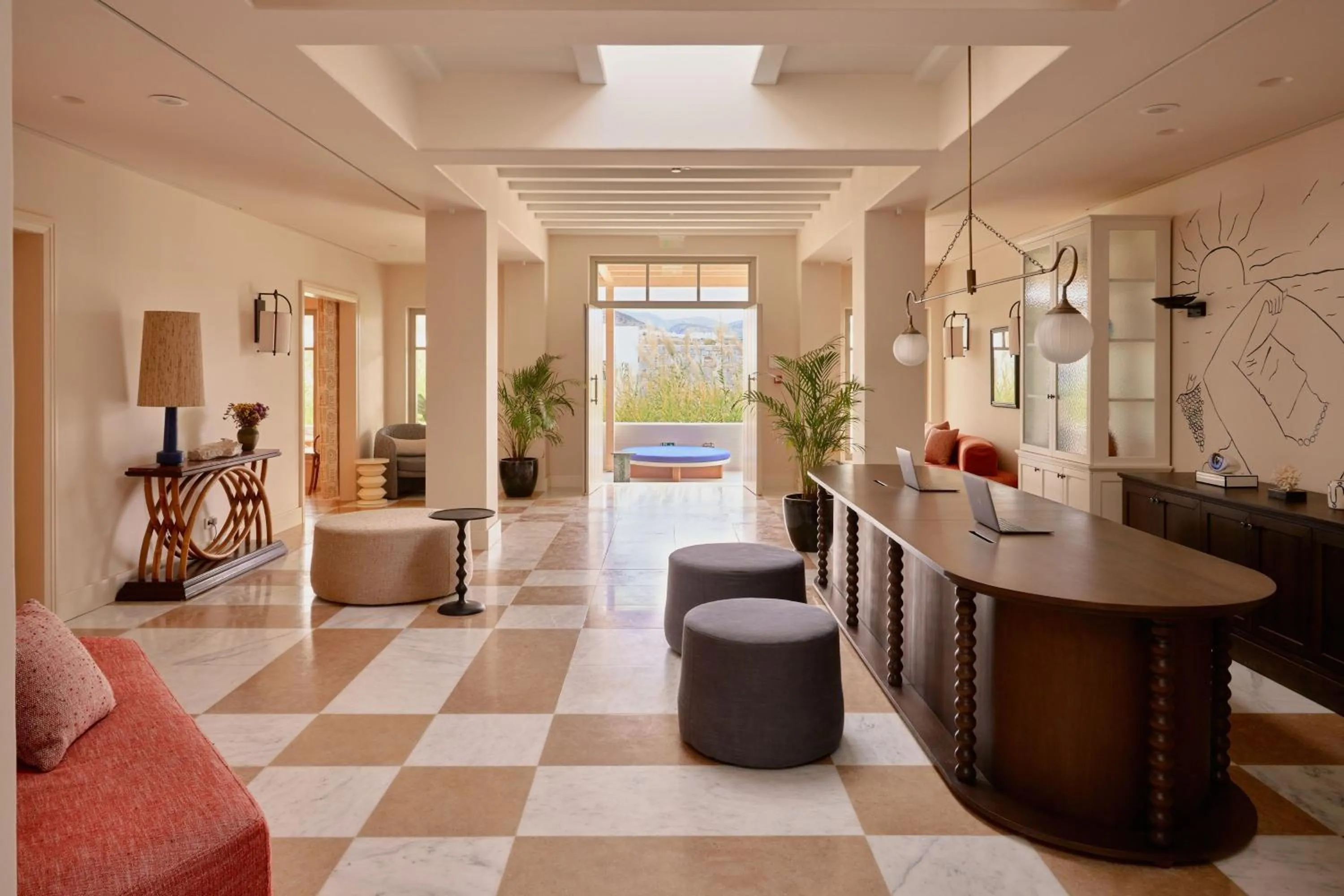 Lobby or reception in Cosme, a Luxury Collection Resort, Paros